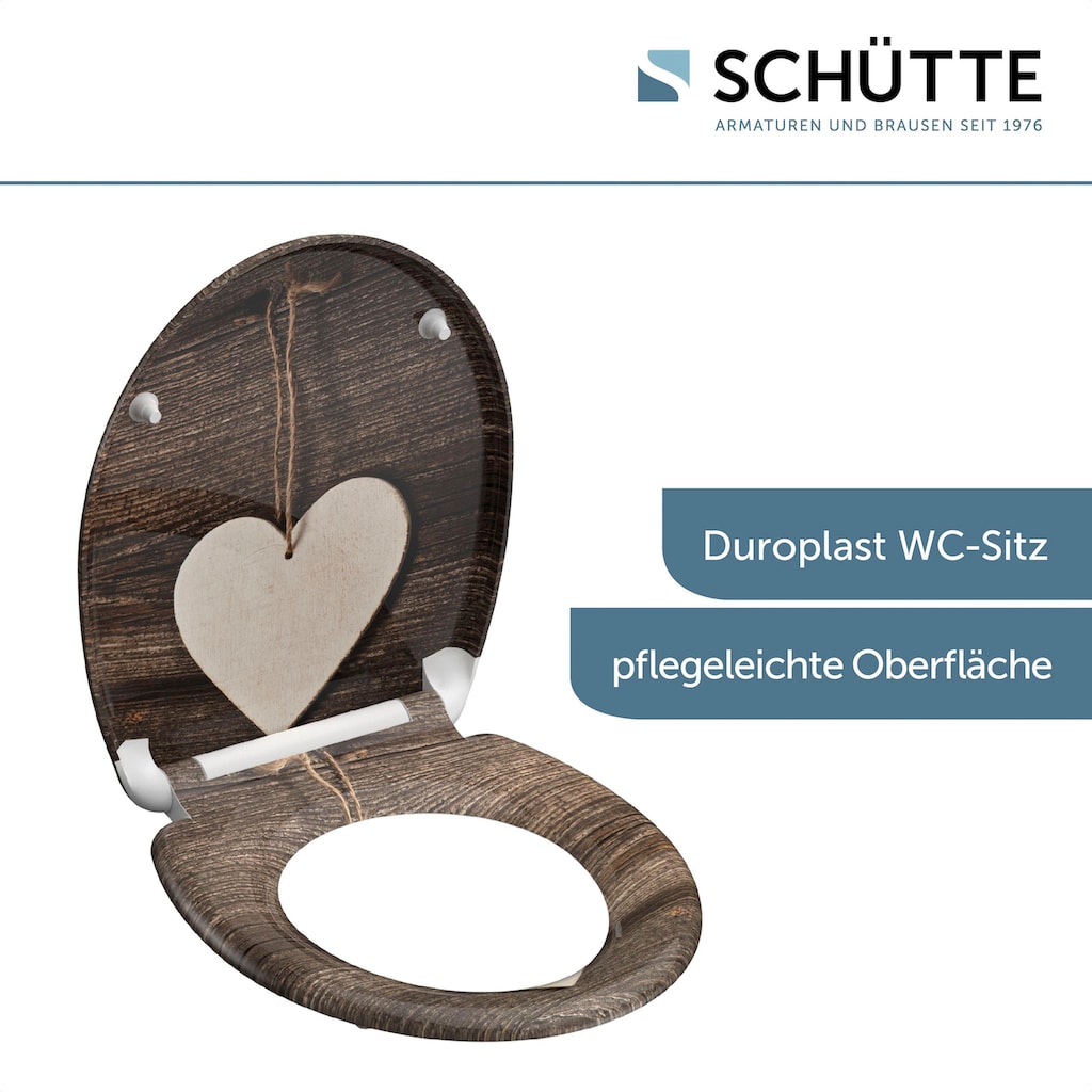 Schütte WC-Sitz »Wood Heart«