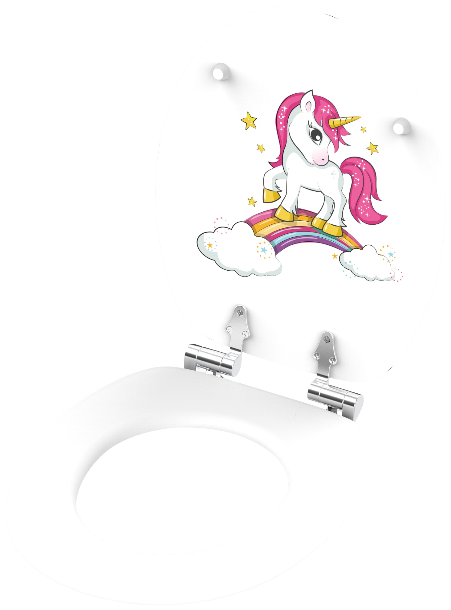 Sanilo WC-Sitz »Einhorn«, mit Absenkautomatik, BxL: 37,7 x 42,0 - 47,0 cm