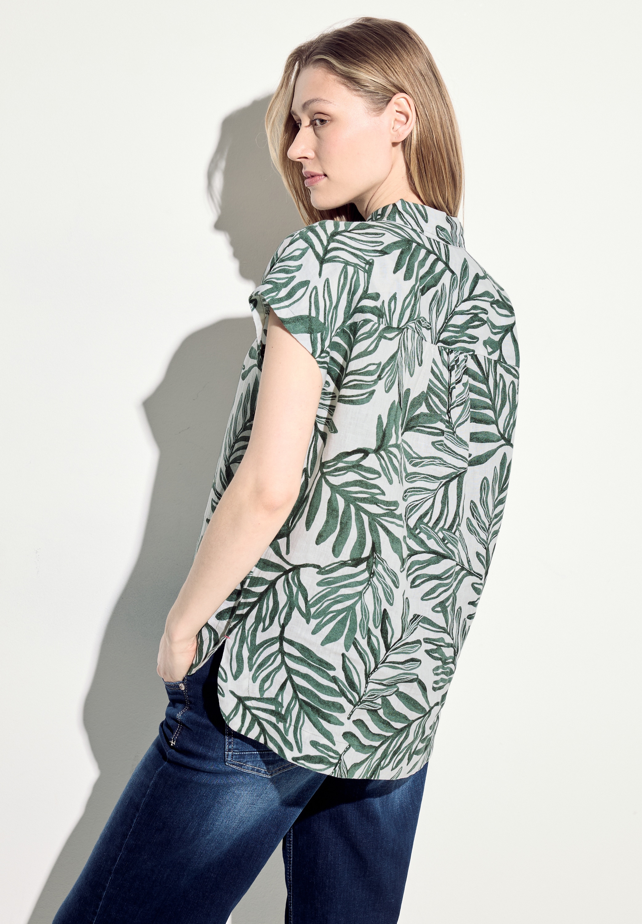 Cecil Hemdbluse, mit All-Over Print