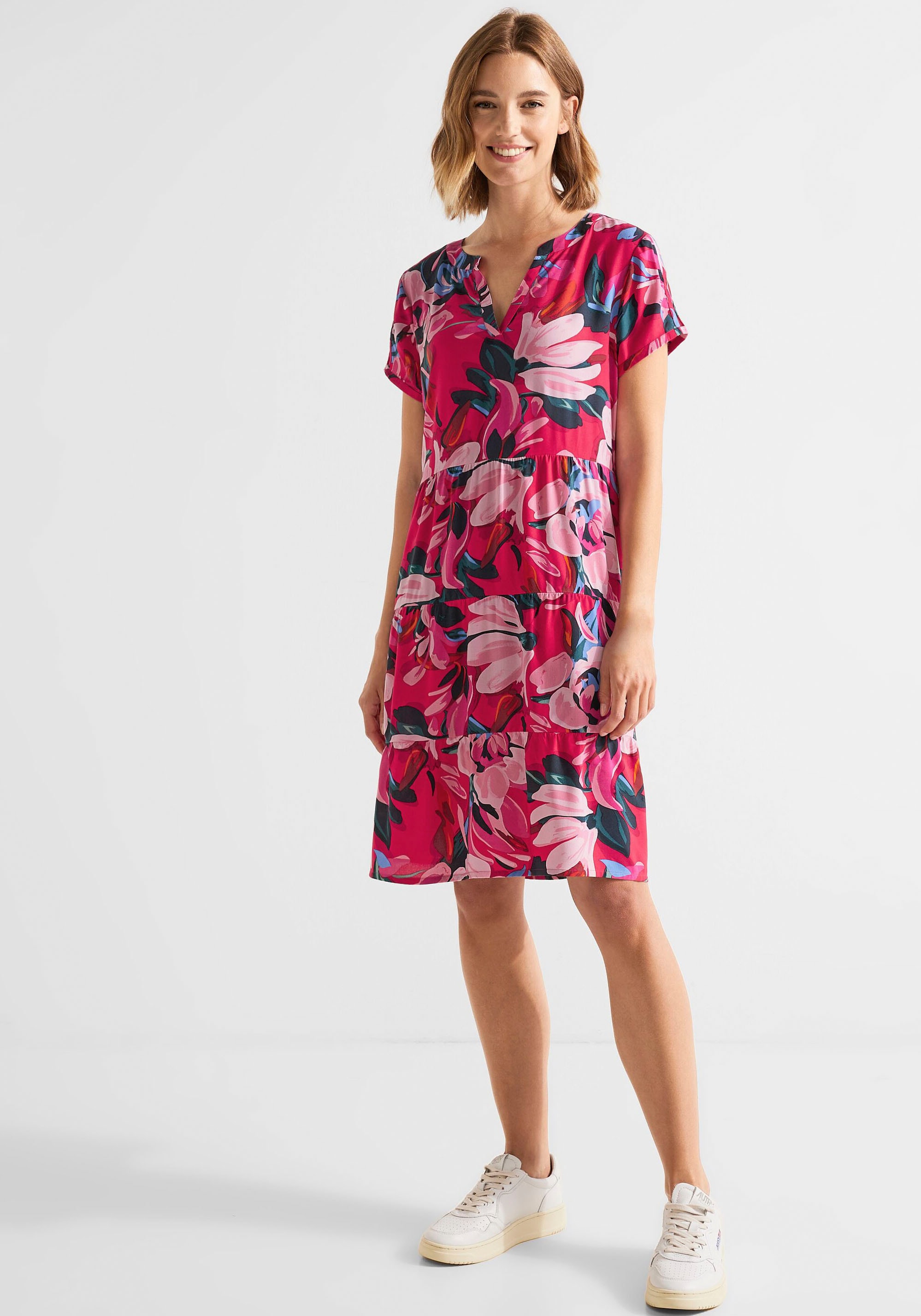 STREET ONE Sommerkleid, mit floralem Print Jelmoli-Versand Schweiz online bei bestellen