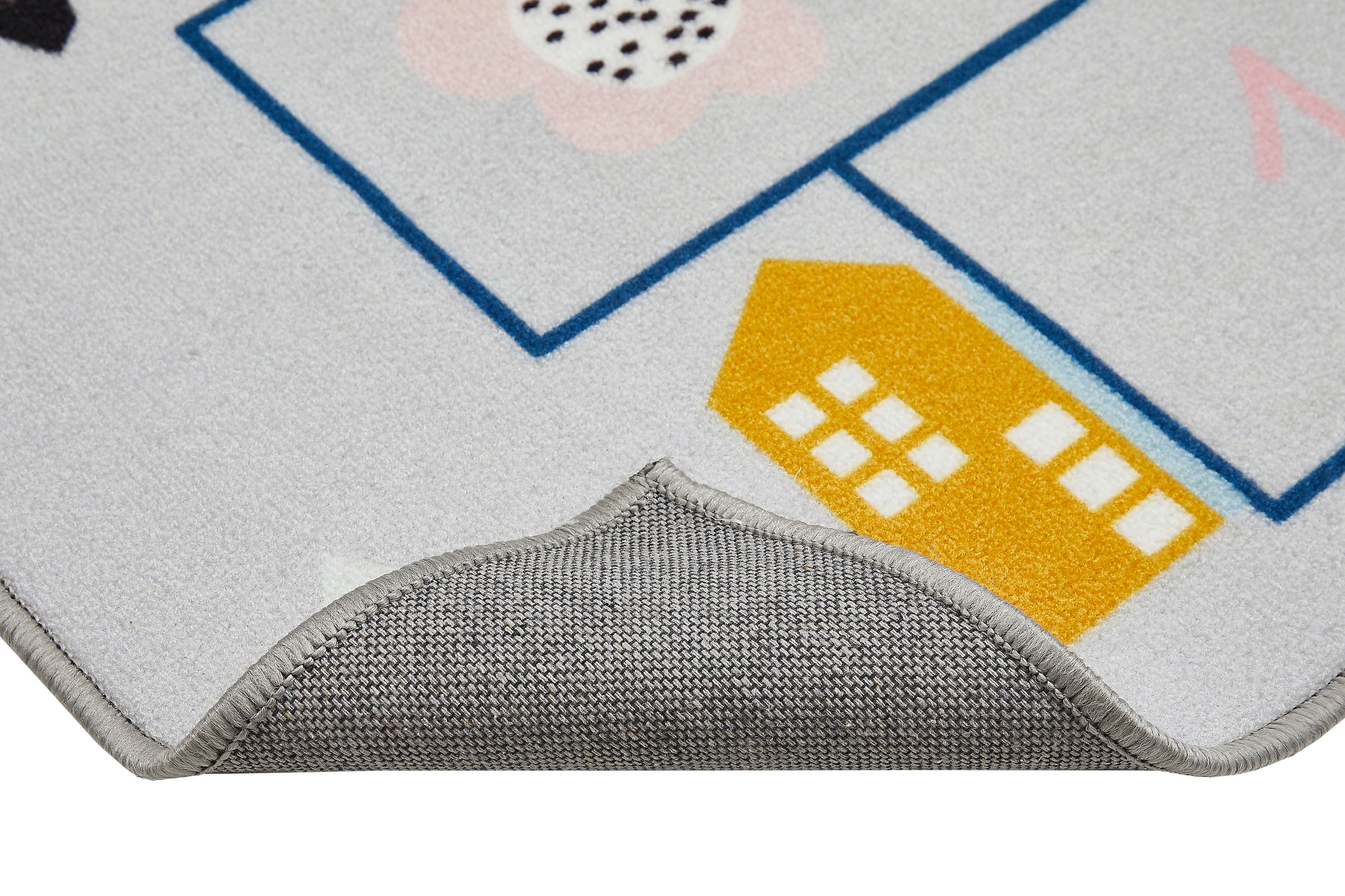 Andiamo Kinderteppich »Hüpfkästchen«, rechteckig, 6 mm Höhe, Kurzflor, Spielteppich, Spielmotiv Hüpfkästchen "Himmel & Hölle"