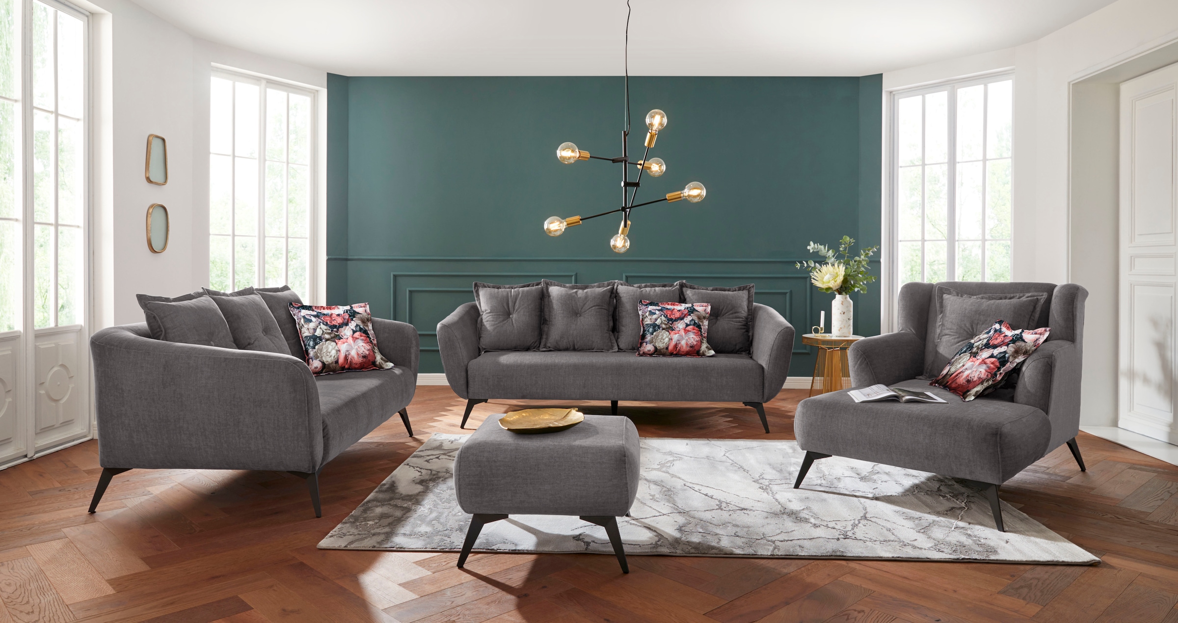 INOSIGN Loveseat »Baggio«, Zierkissen inklusive