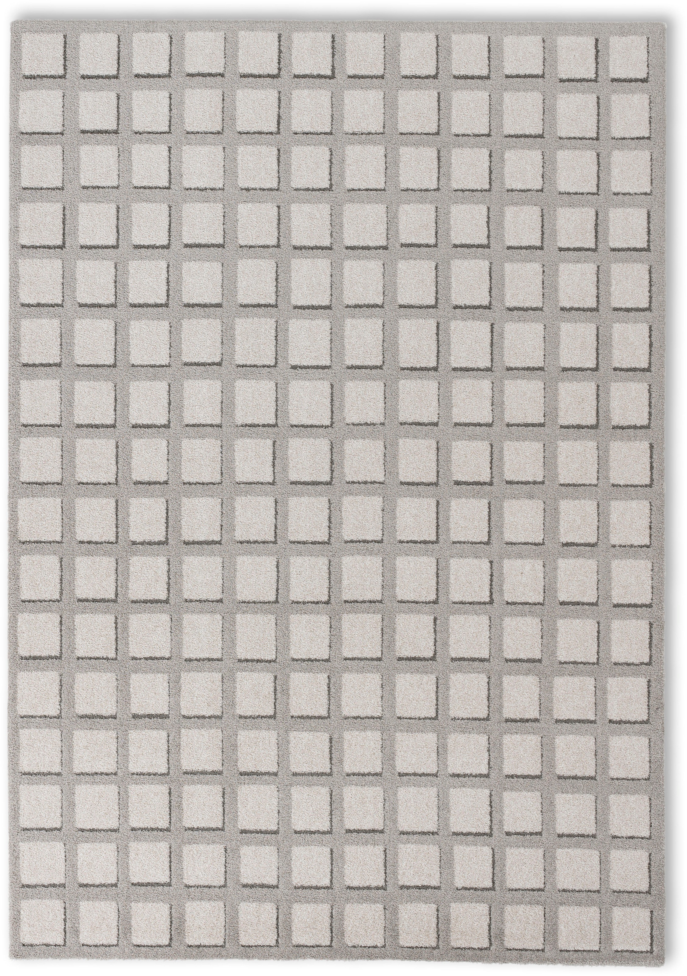 SCHÖNER WOHNEN-Kollektion Teppich »Amaze 243«, rechteckig, 17 mm Höhe, weicher grafischer Kurzflor, Wohnzimmer, Schöner Wohnen Kollektion
