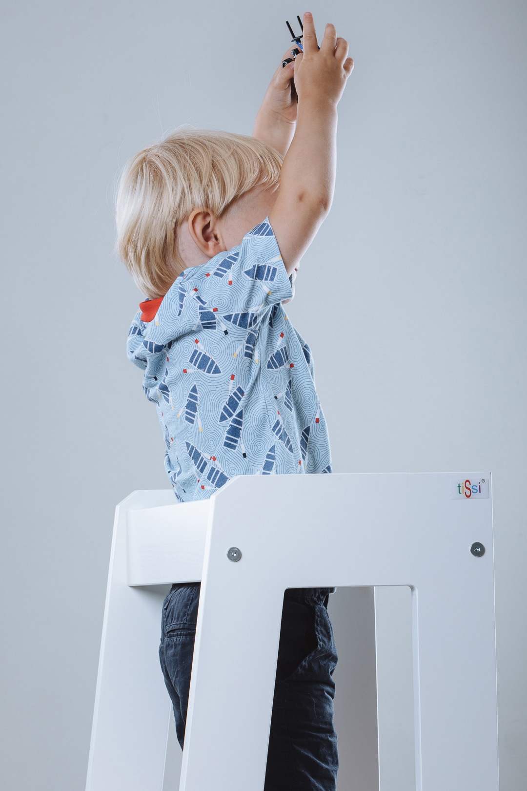 tiSsi® Stehhilfe »Lernturm Felix, weiss«, Made in Europe