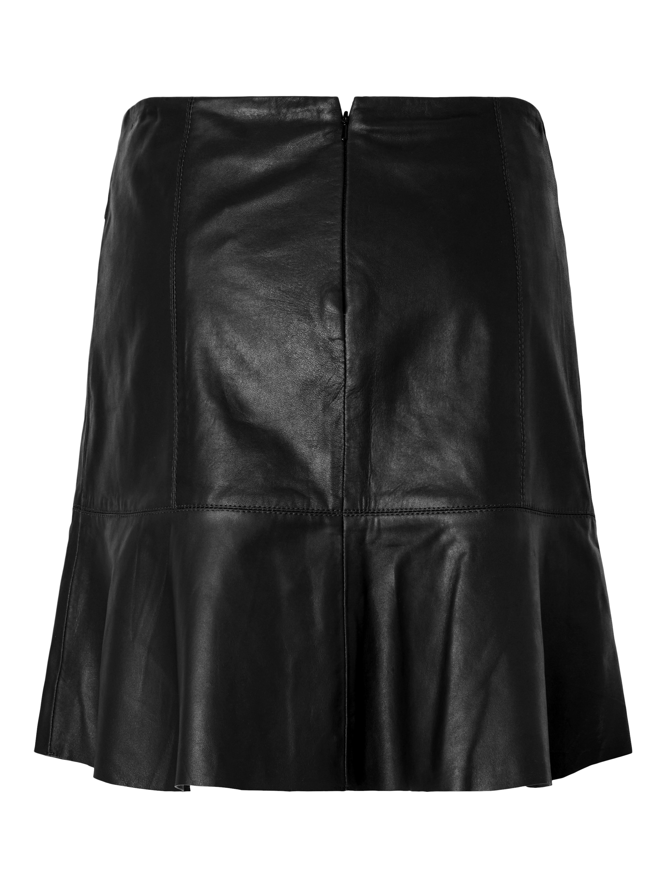 Y.A.S Lederrock »YASCOLLY MW NAPLON LEATHER SKIRT NOOS«