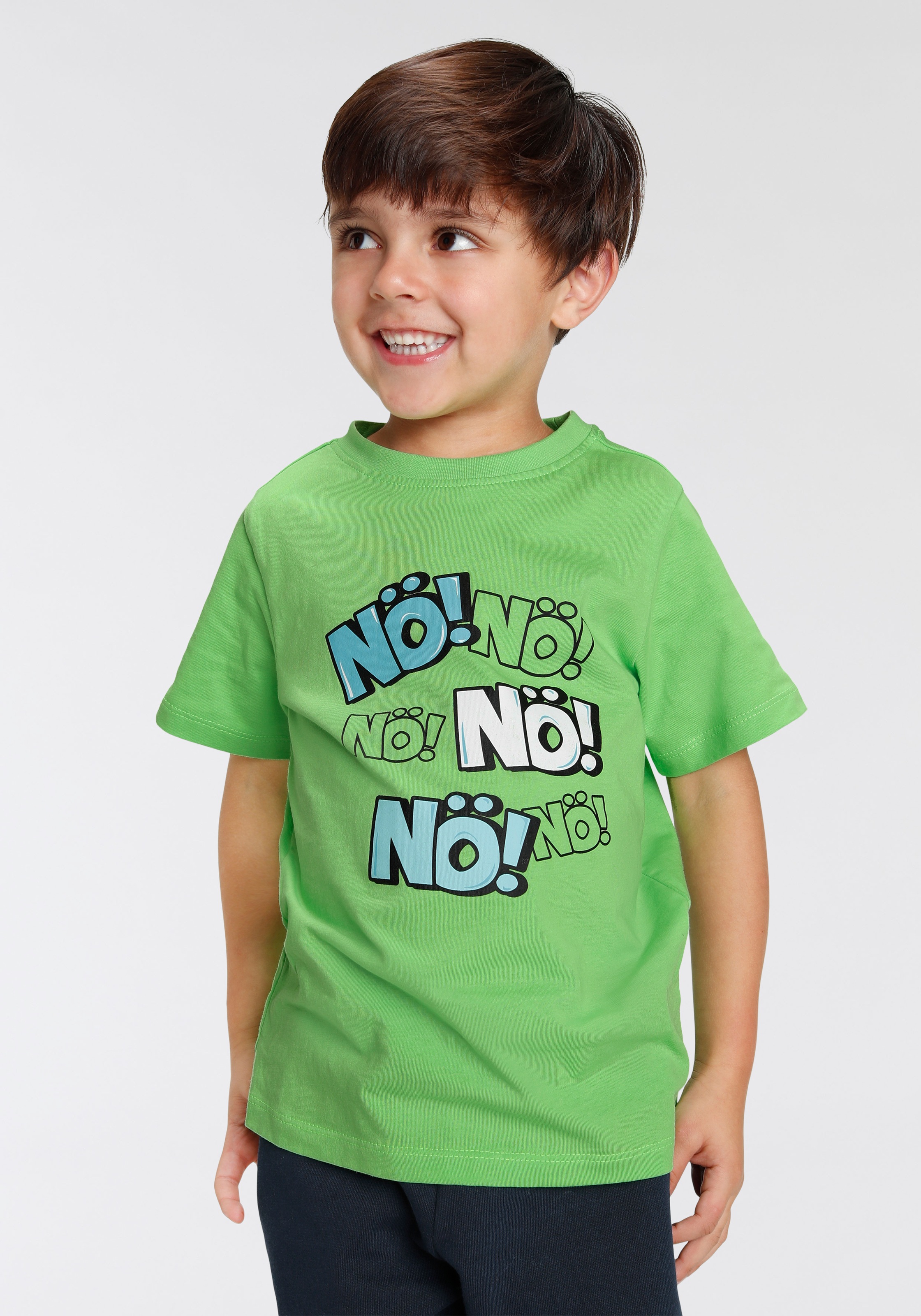 KIDSWORLD T-Shirt »NÖ! NÖ! NÖ!«, Sprücheshirt