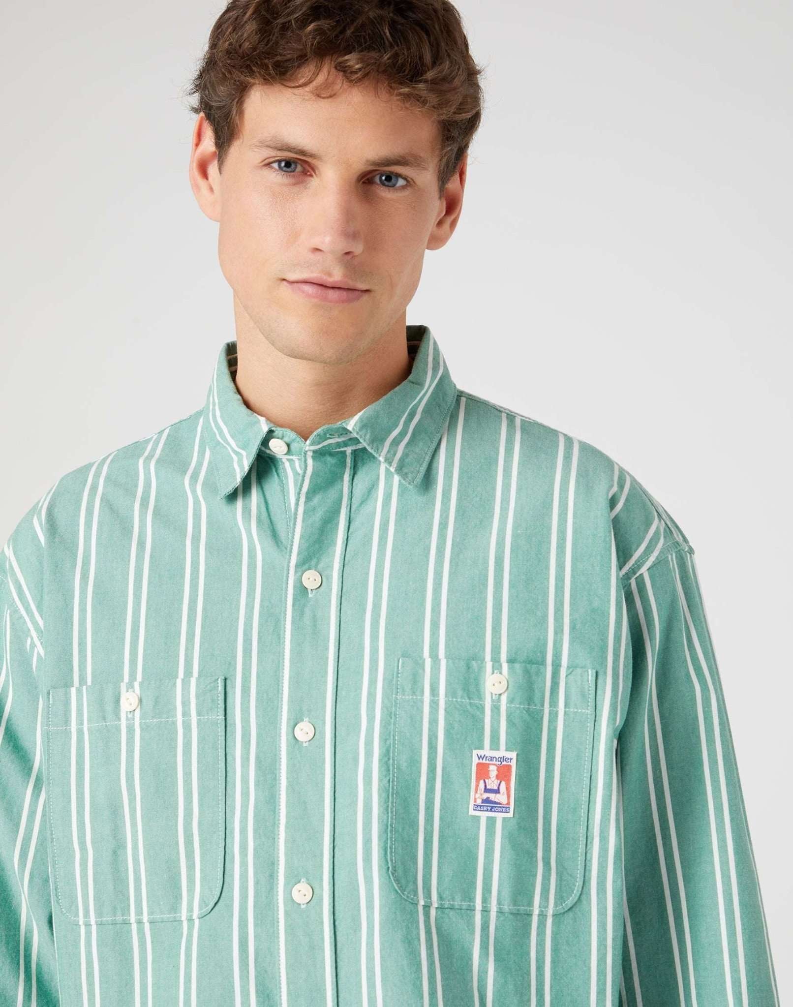 Wrangler Langarmhemd »Wrangler Hemden Casey Jones Two Pocket Utility Shirt«