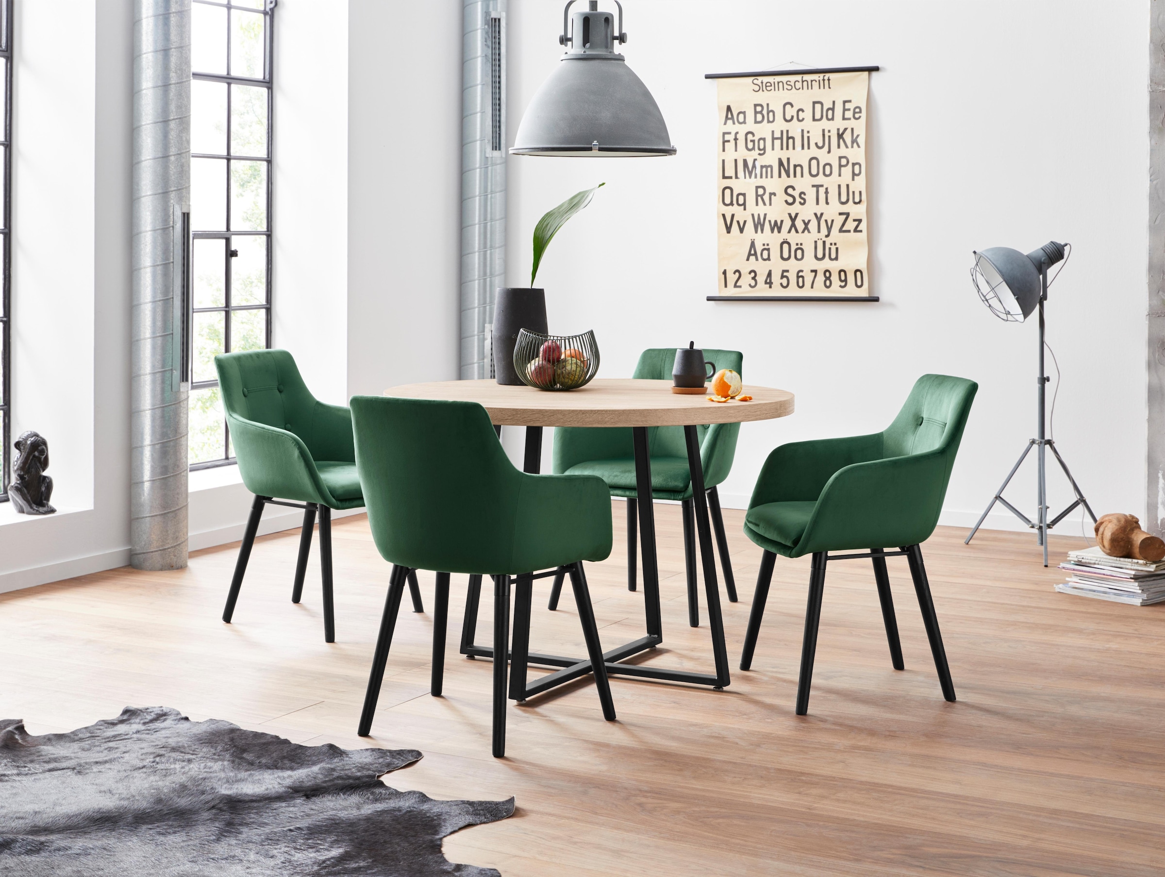 Home affaire Essgruppe, shoppen online 4 mit Stühle | Jelmoli-Versand