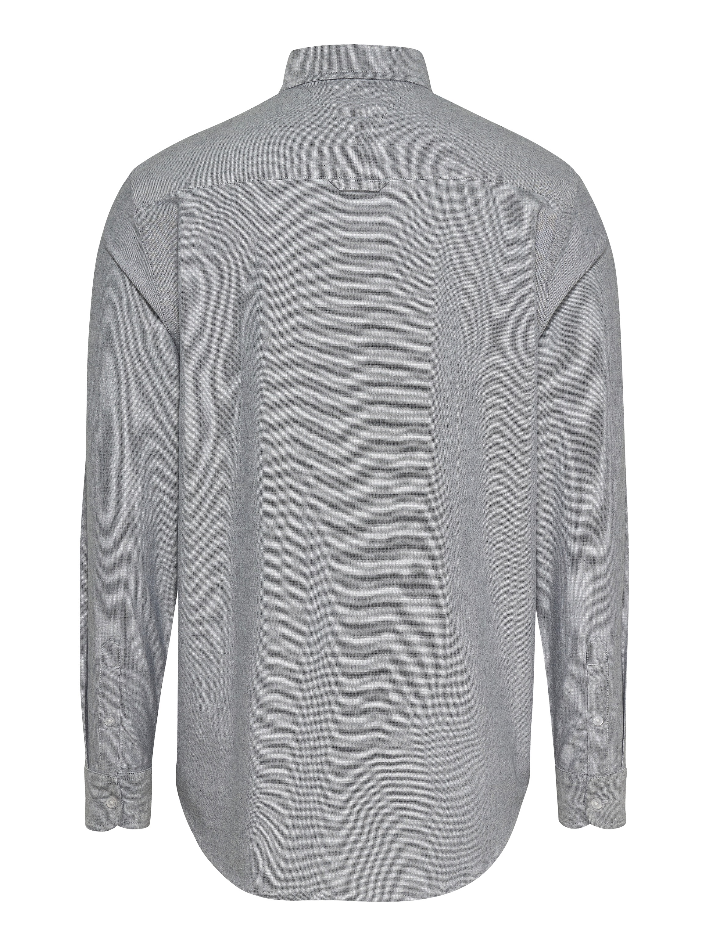 Tommy Jeans Plus Langarmhemd »TJM REG OXFORD SHIRT EXT«, in Grossen Grössen, Logostickerei, Button-down-Kragen