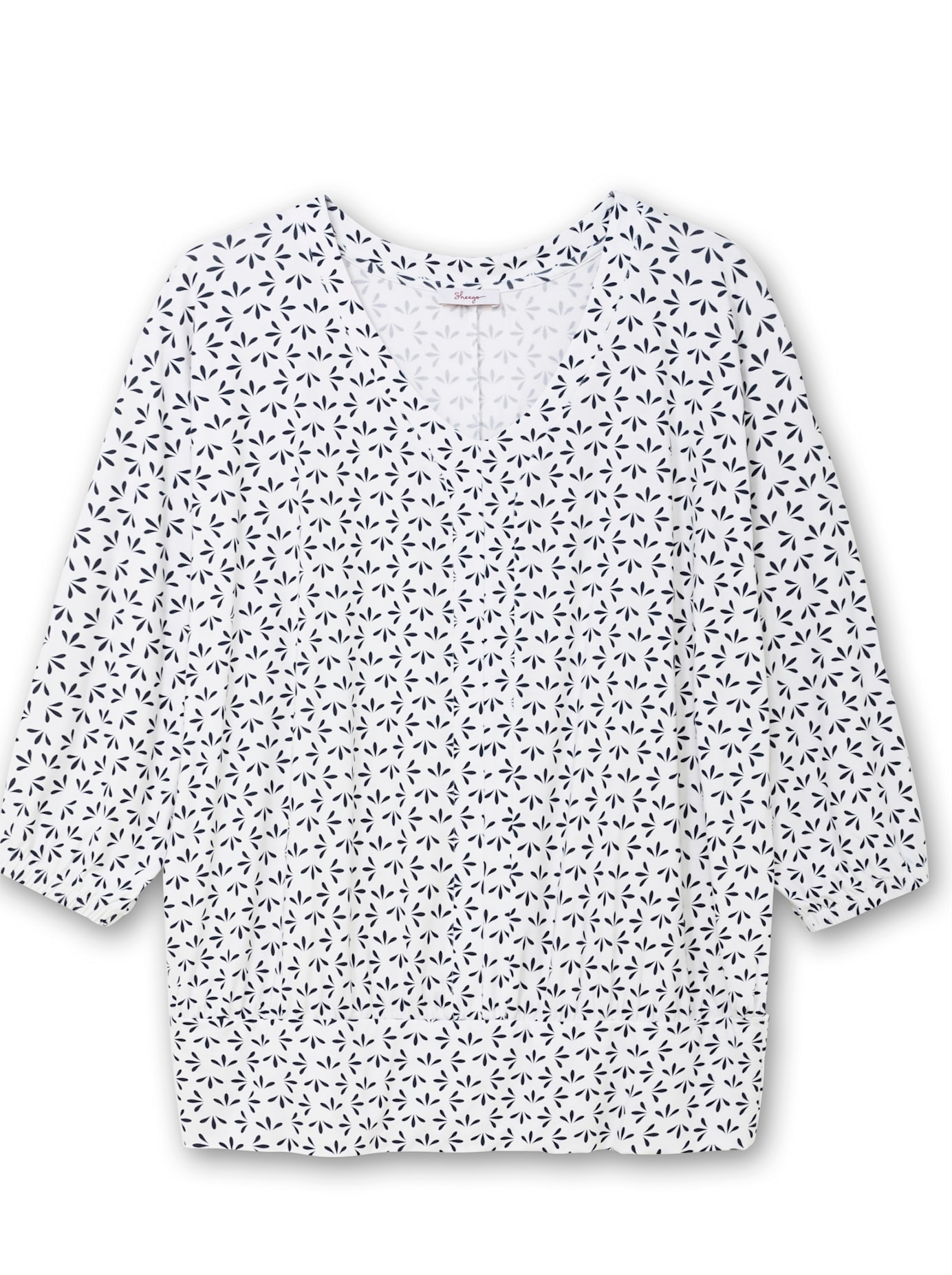 Sheego 3/4-Arm-Shirt »3/4-Arm-Shirt«, (1 tlg.)