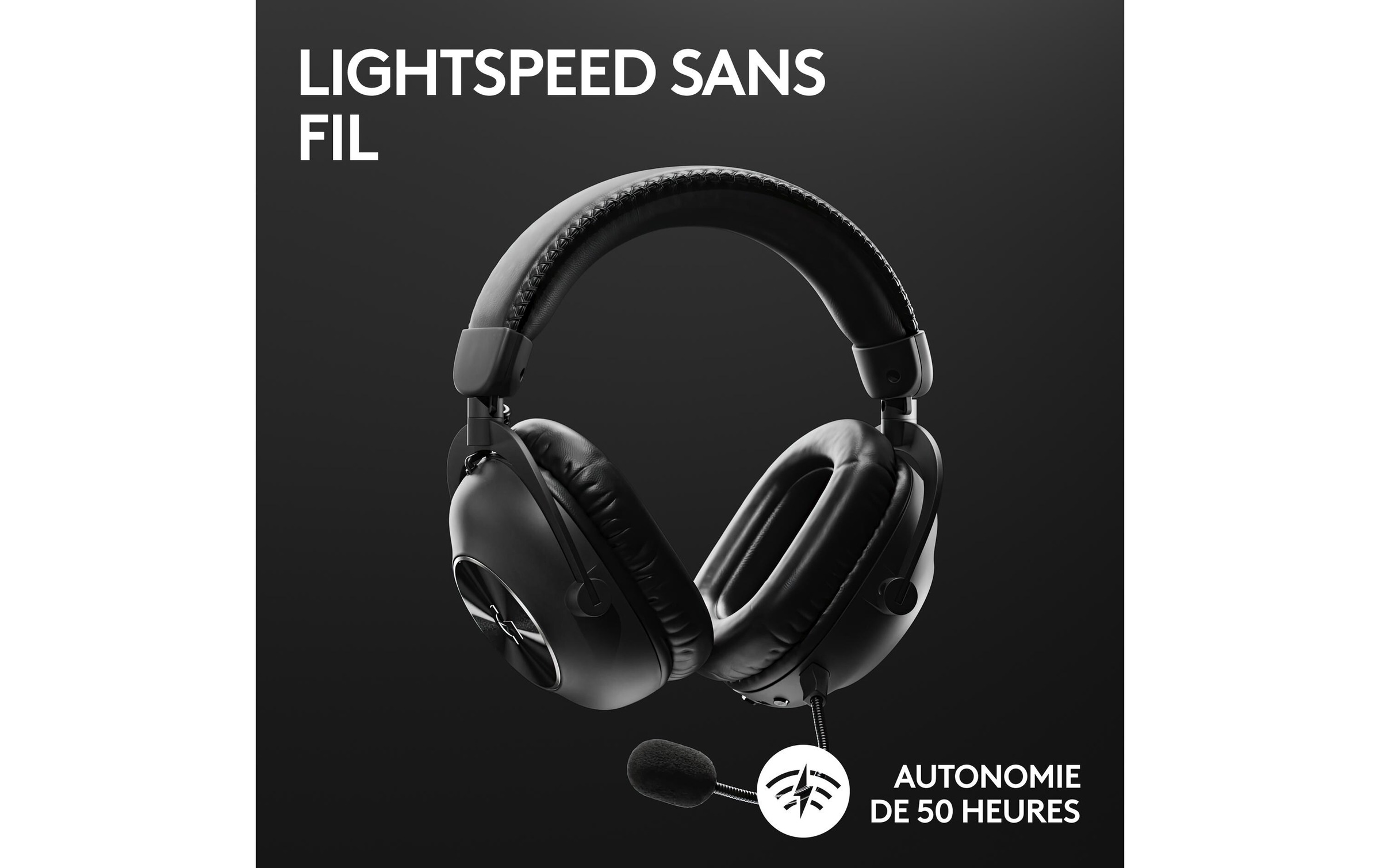 Logitech Gaming-Headset »G Pro X 2 Wireless Lightspeed Gaming Schwarz«, Bluetooth, Mikrofon abnehmbar-Freisprechfunktion