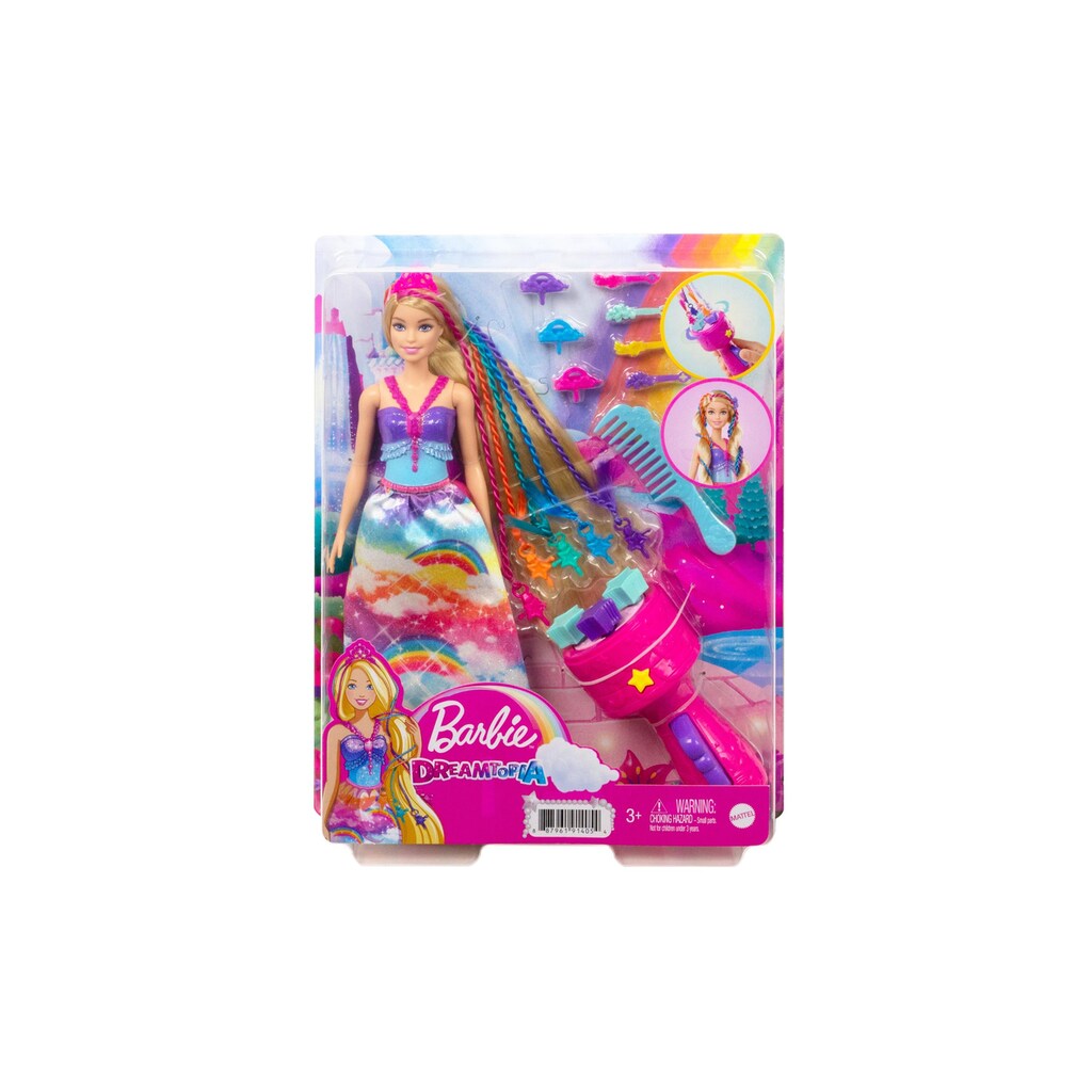 Barbie Anziehpuppe »Dreamtopia Flechtspass«