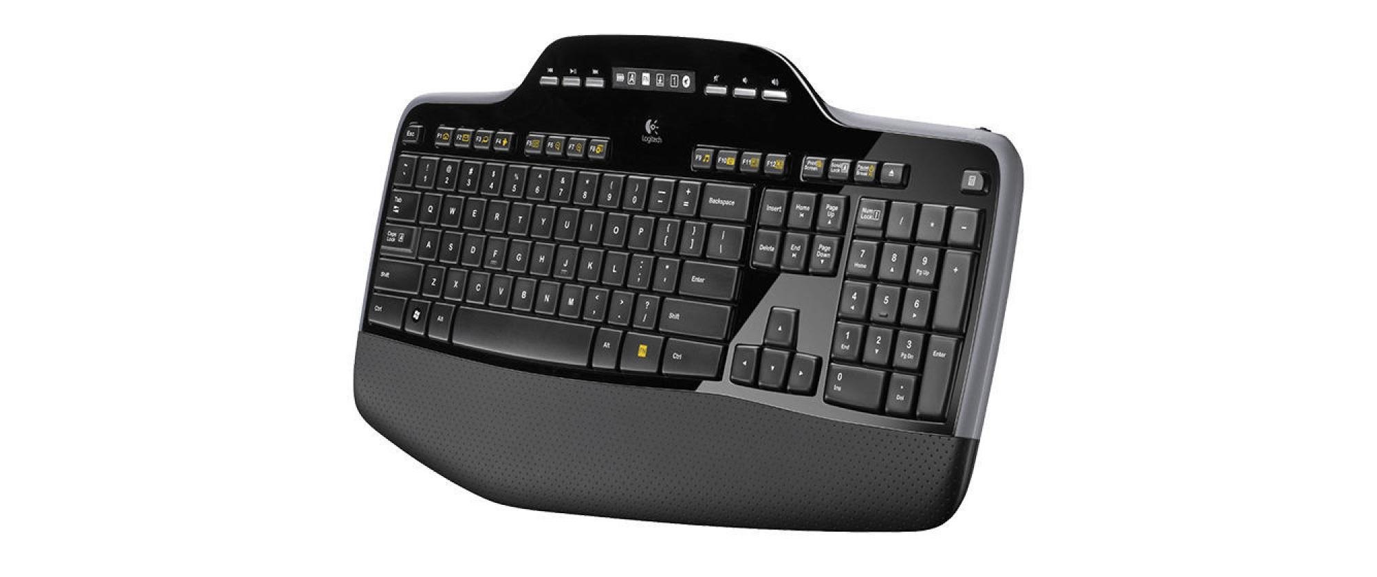 Logitech PC-Tastatur »MK710 UK-Layout«, (Ziffernblock)