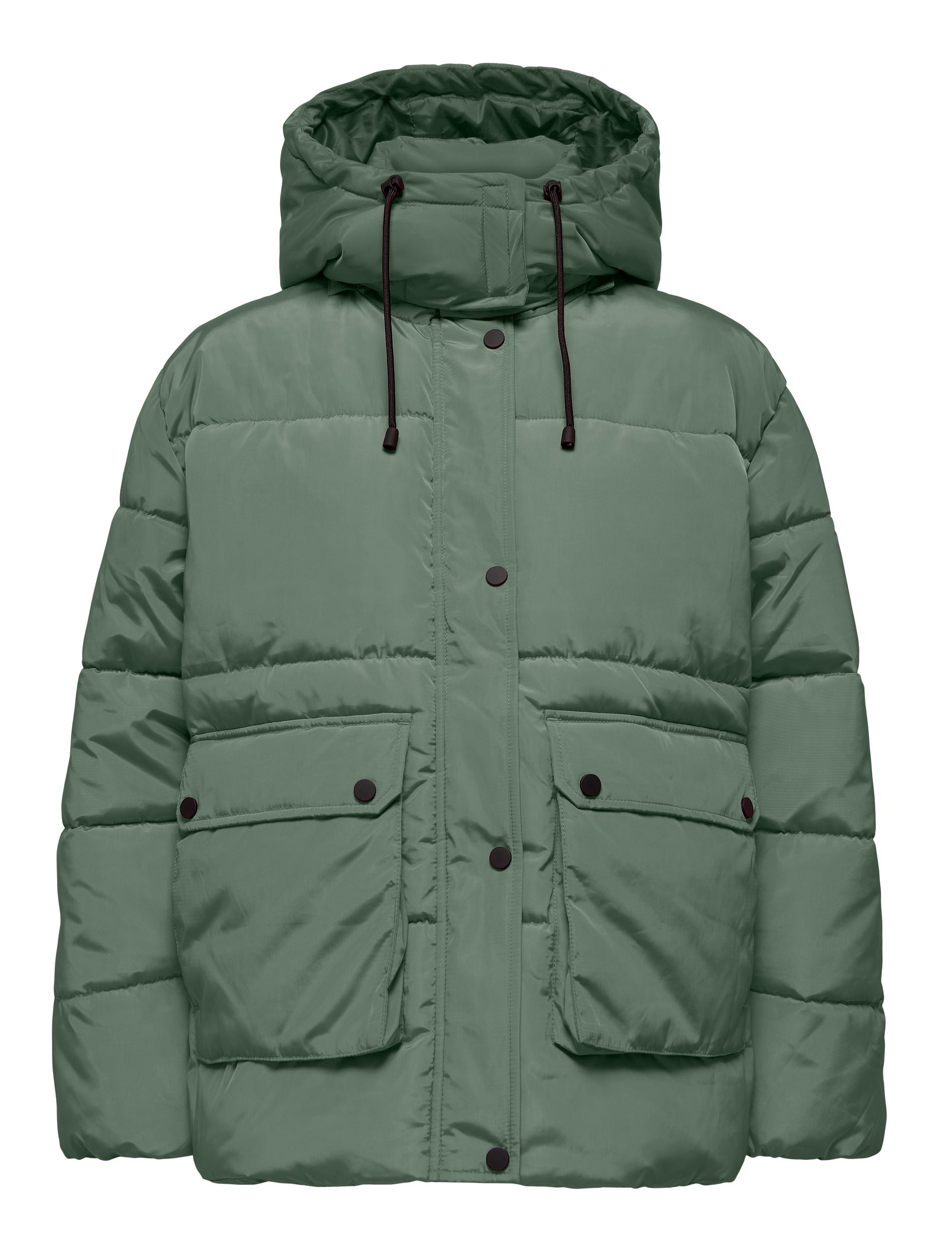 ONLY Steppjacke »ONLNORA SHORT PUFFER CC OTW«, mit Kapuze