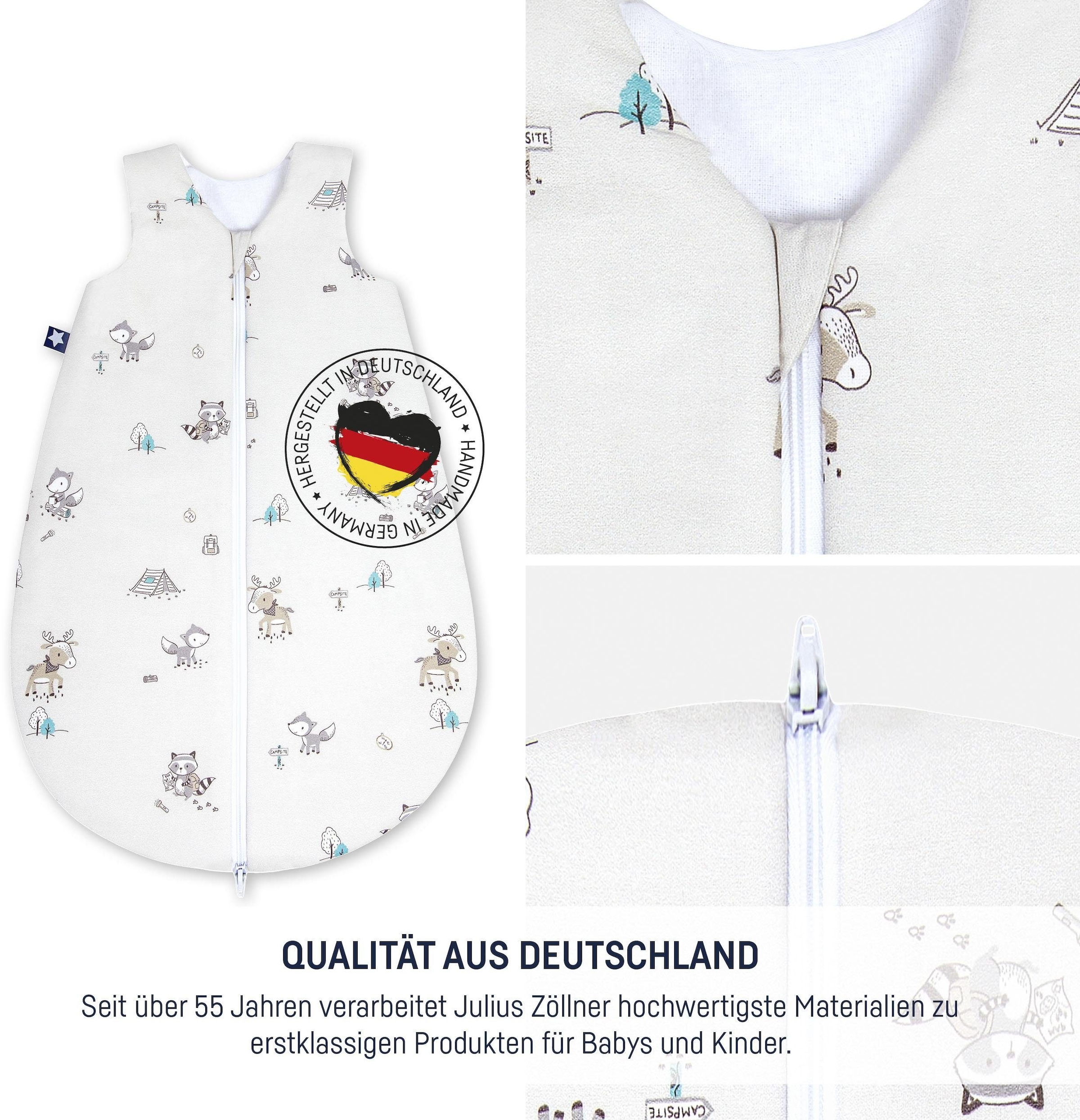 Julius Zöllner Babyschlafsack »Fuchs & Elch«, (1 tlg.)