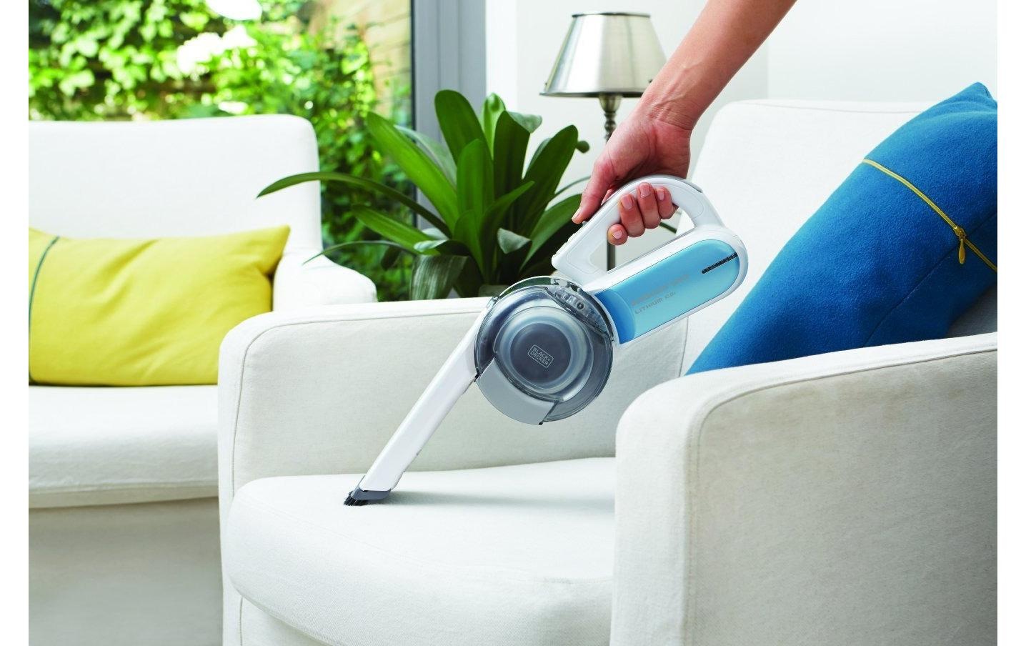 Black + Decker Akku-Handstaubsauger »Dustbuster Pivot Weiss, Blau«