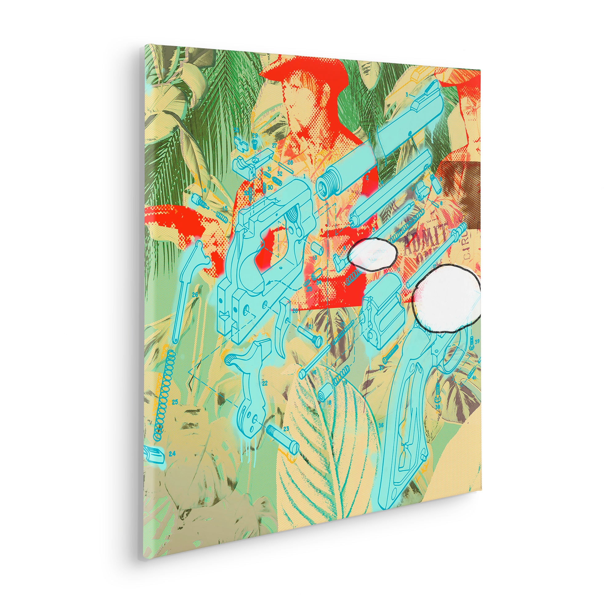 Komar Leinwandbild »Peace - Grösse 60 x 60 cm«, Natur, (1 St.), Keilrahmenbild mi Echtholzrahmen