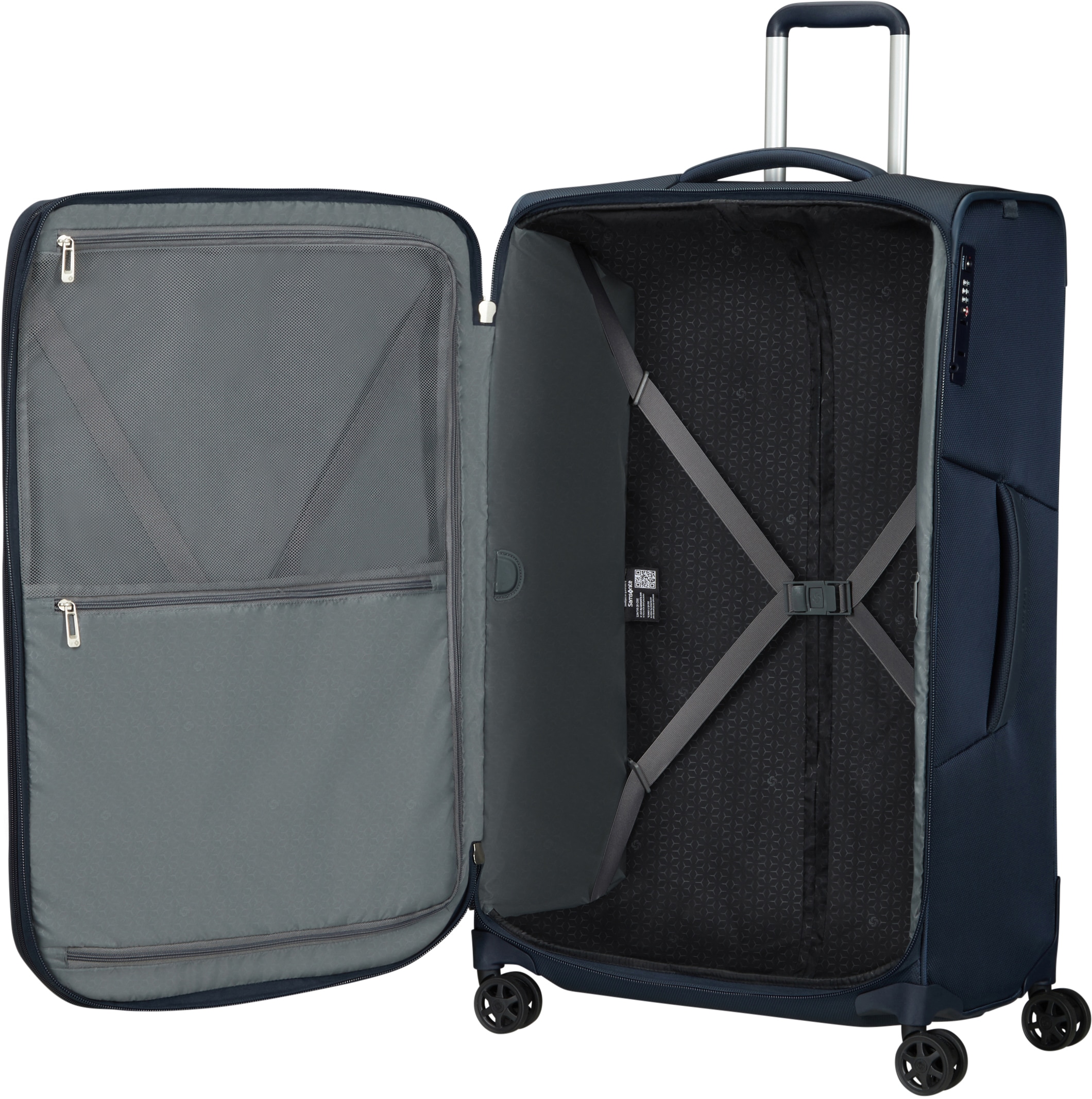 Samsonite Weichgepäck-Trolley »RESPARK exp, verschiedene Grössen und Farben«, 4 Rollen, Reisekoffer Aufgabegepäck Reisegepäck mit Volumenerweiterung
