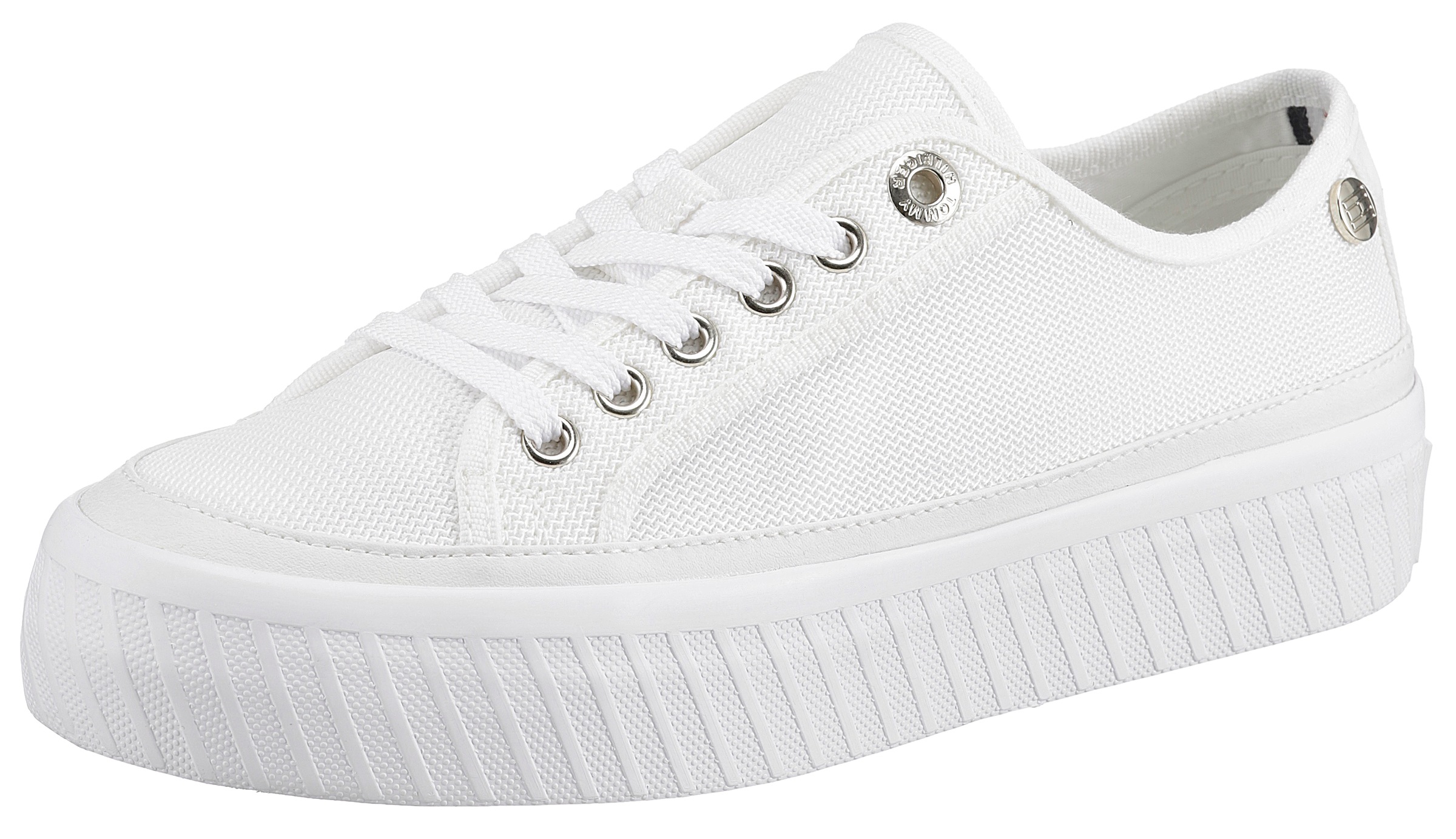 Tommy Hilfiger Plateausneaker »PLATFORM VULCANIZED SNEAKER«, mit Logo an der Ferse kaufen