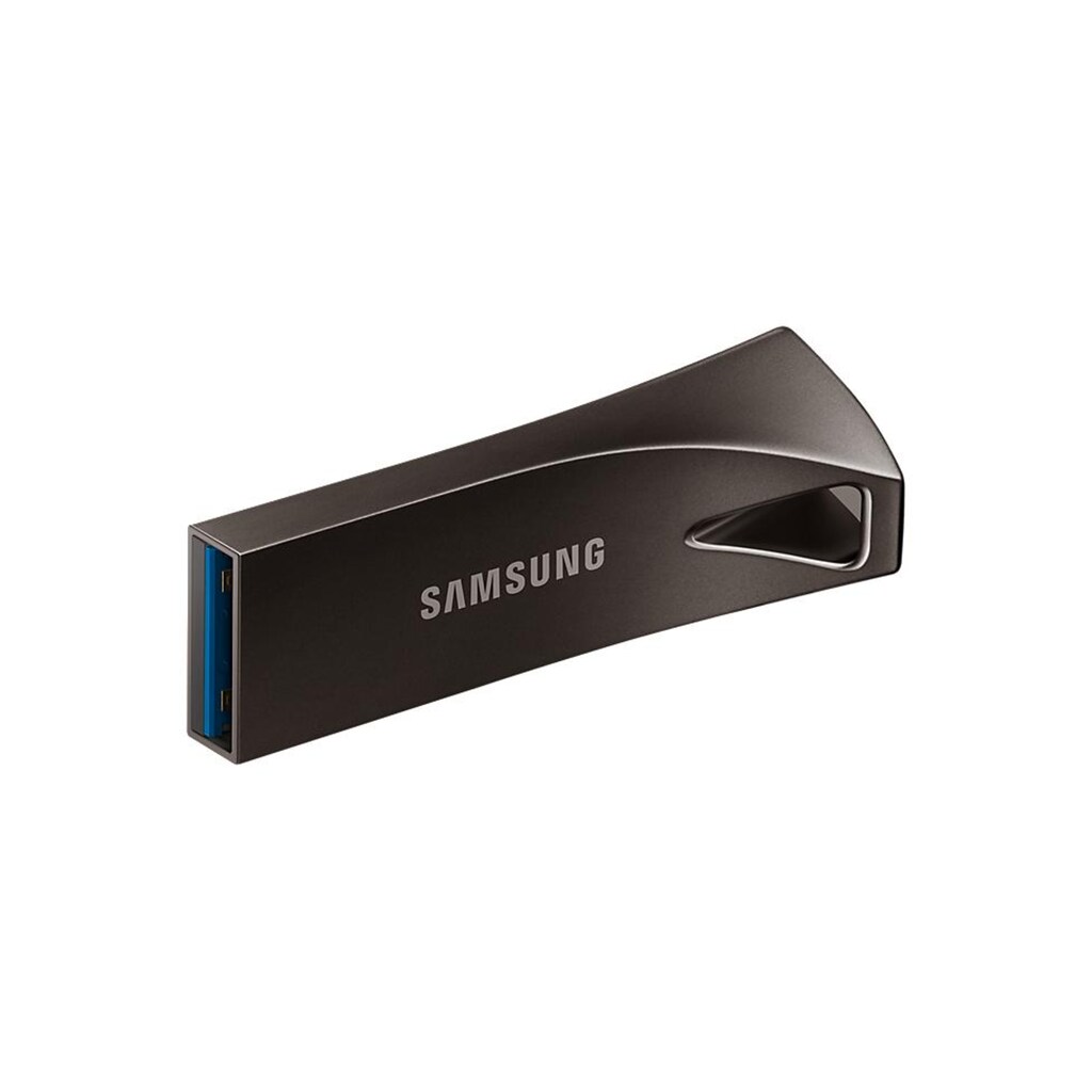 Samsung Mini-USB-Stick »Bar Plus Titan Grau 128 GB«, (Lesegeschwindigkeit 300 MB/s)