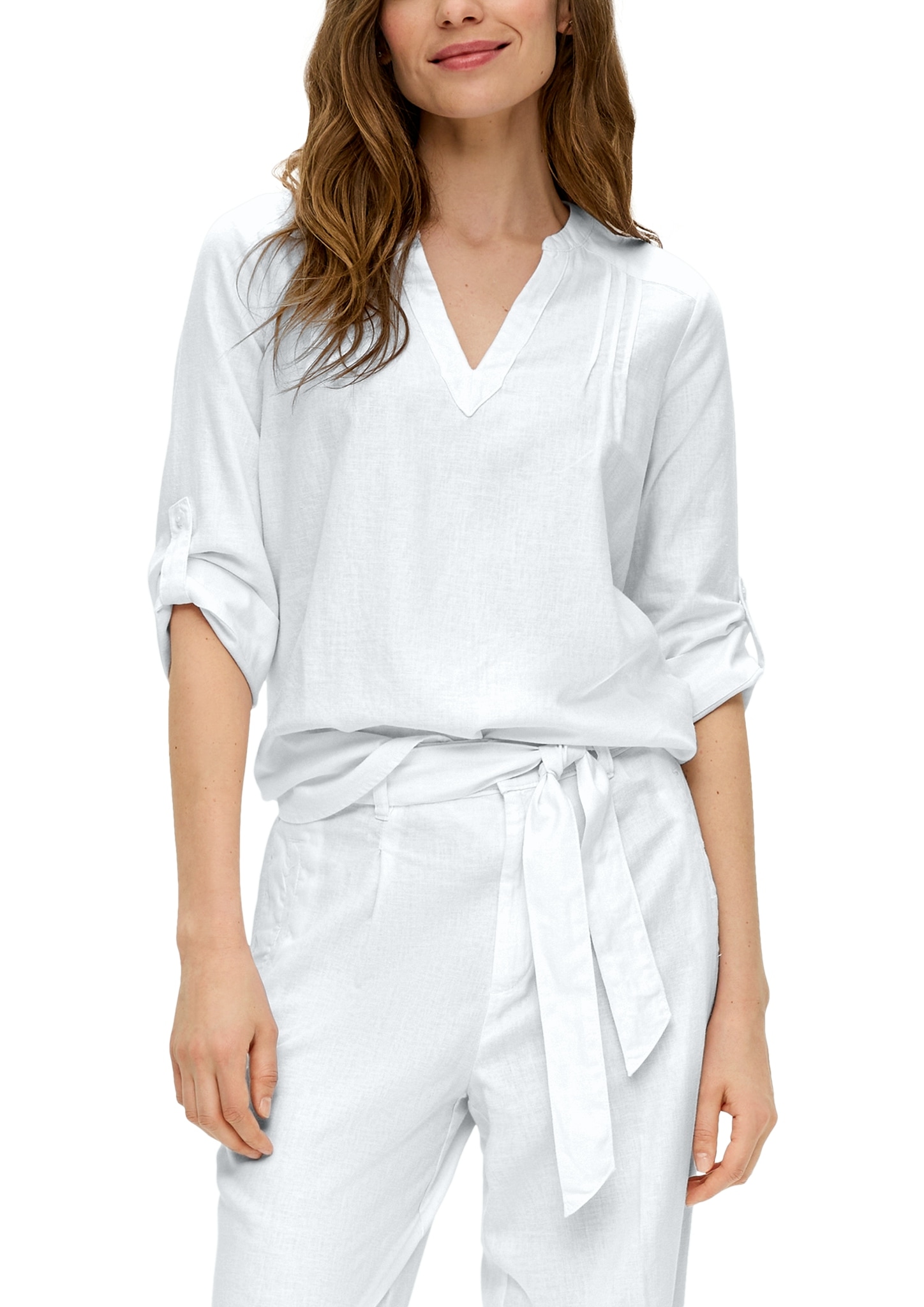 s.Oliver Klassische Bluse, mit 3/4-Arm