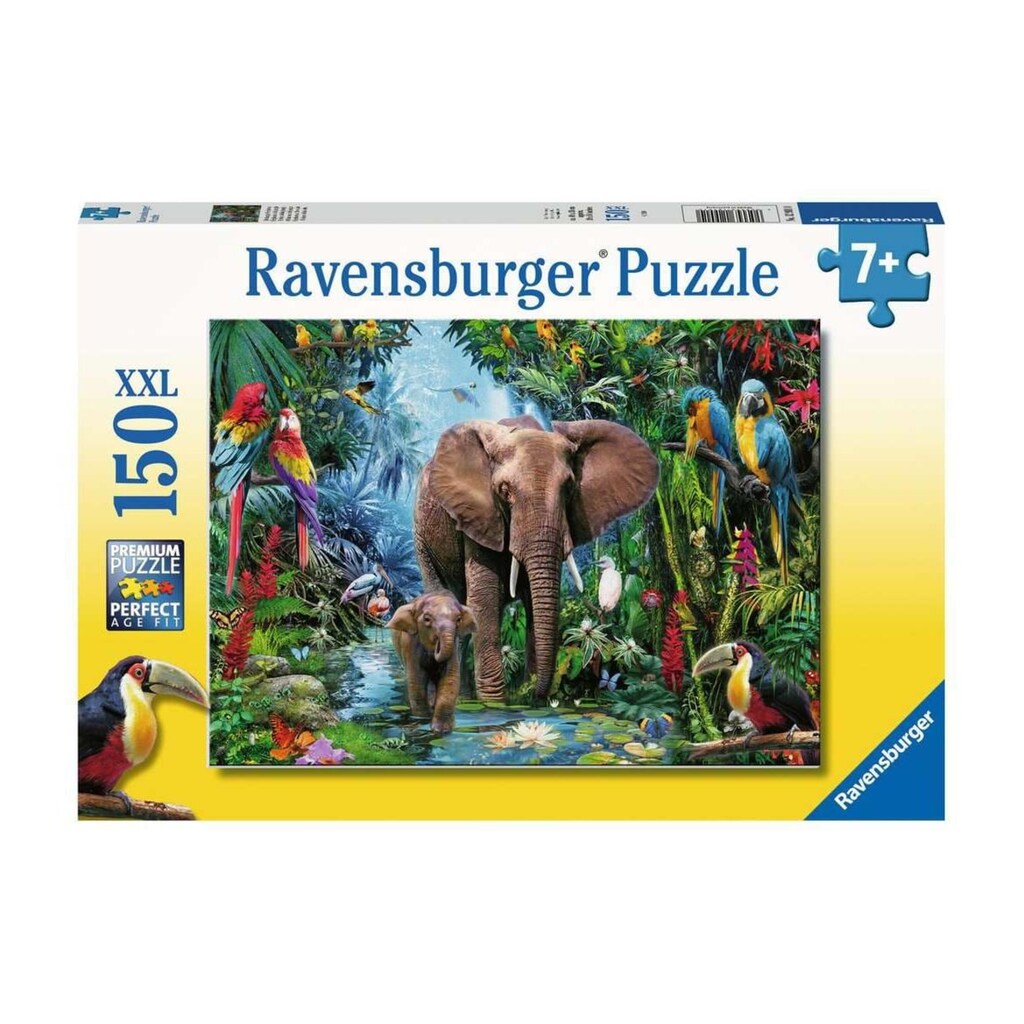 Ravensburger Puzzle »Dschungelelefanten«, (150 tlg.)