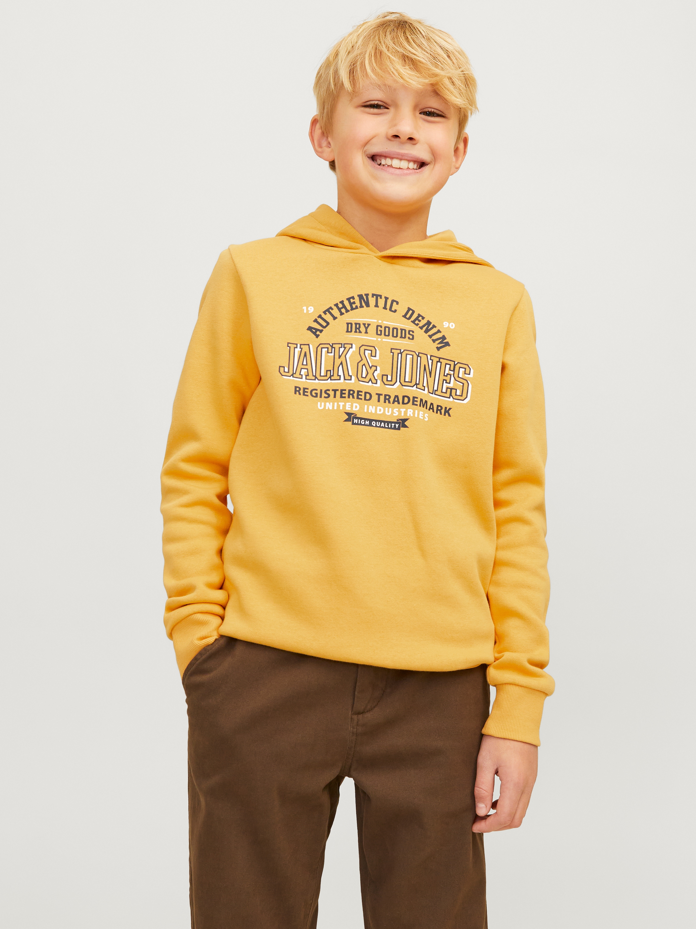 Jack & Jones Junior Kapuzensweatshirt »JJELOGO SWEAT HOOD 2 COL 24/25 NOOS JNR«