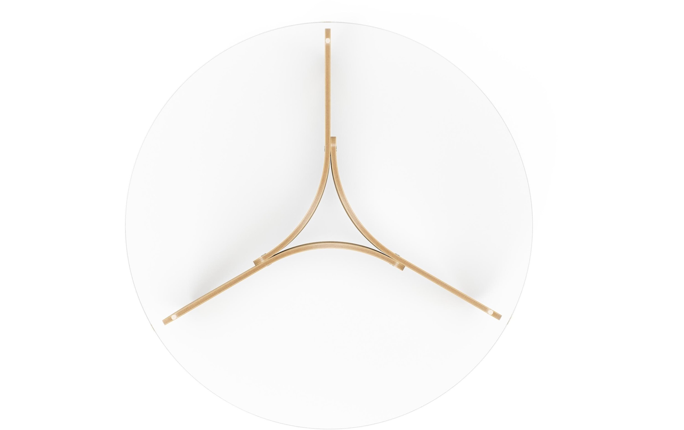 Umbra Beistelltisch »Madera 84 x 38 cm, Nature/Transparent«