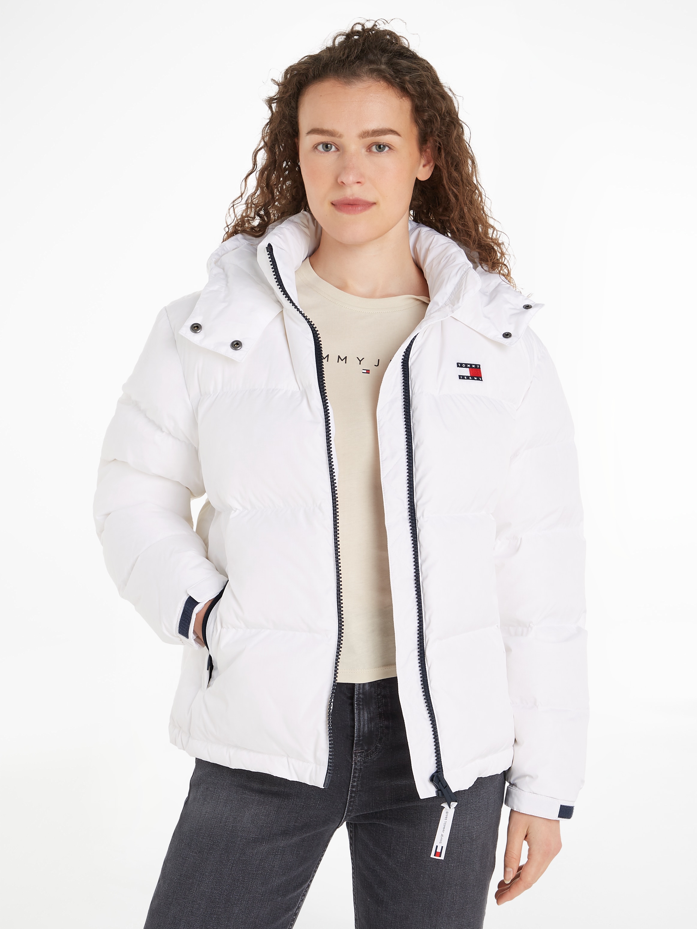 Steppjacke »TJW ALASKA PUFFER EXT«, mit Kapuze, mit Logostickereien