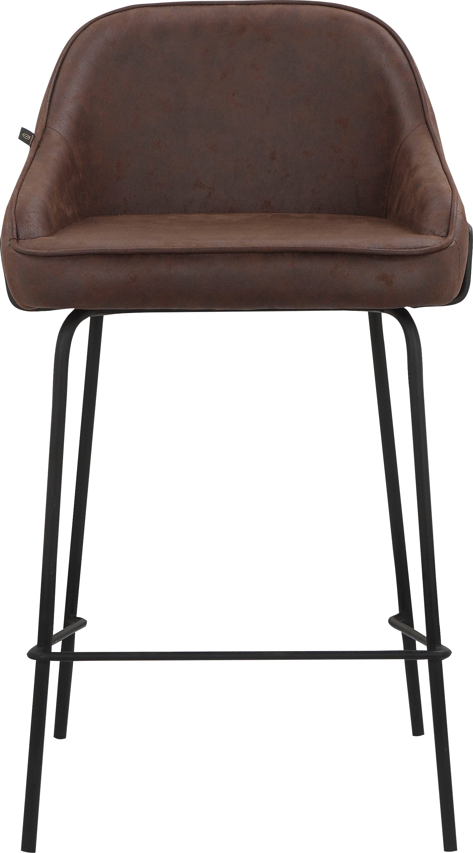 Leonique 4-Fussstuhl »Puant«, 2 St., Luxus-Microfaser, mit Stoff aus Polyester/recyceltem Polyester, Sitzhöhe 65 cm