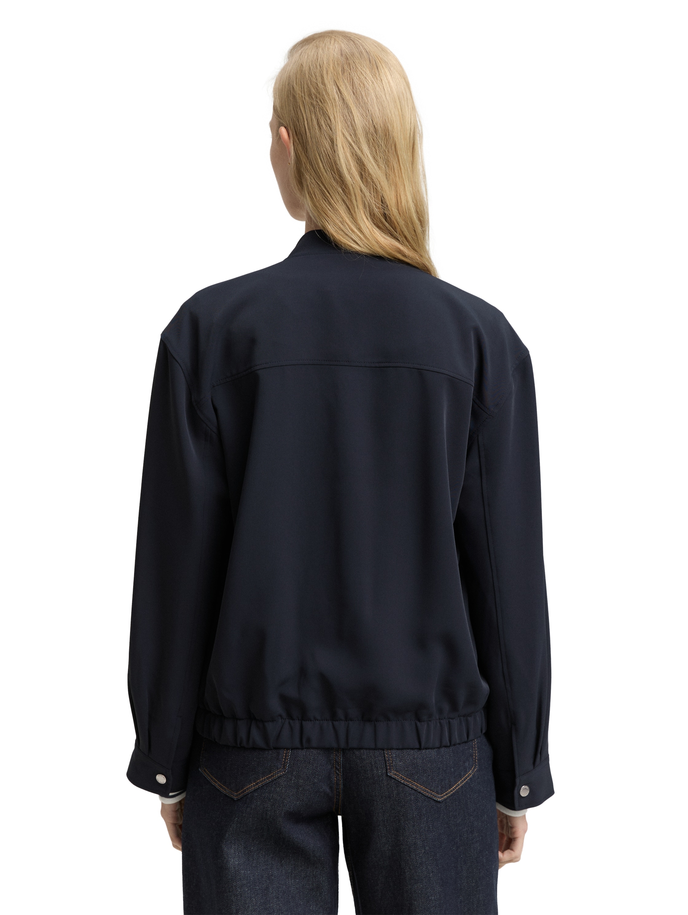 TOM TAILOR Cardigan, mit Stehkragen und Reissverschluss
