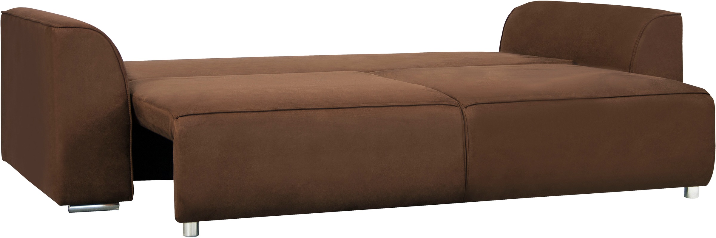 INOSIGN 3-Sitzer Beatrice Schlafsofa, wahlweise auch mit Bettfunktion und Bettkasten, incl. 2 Zierkissen