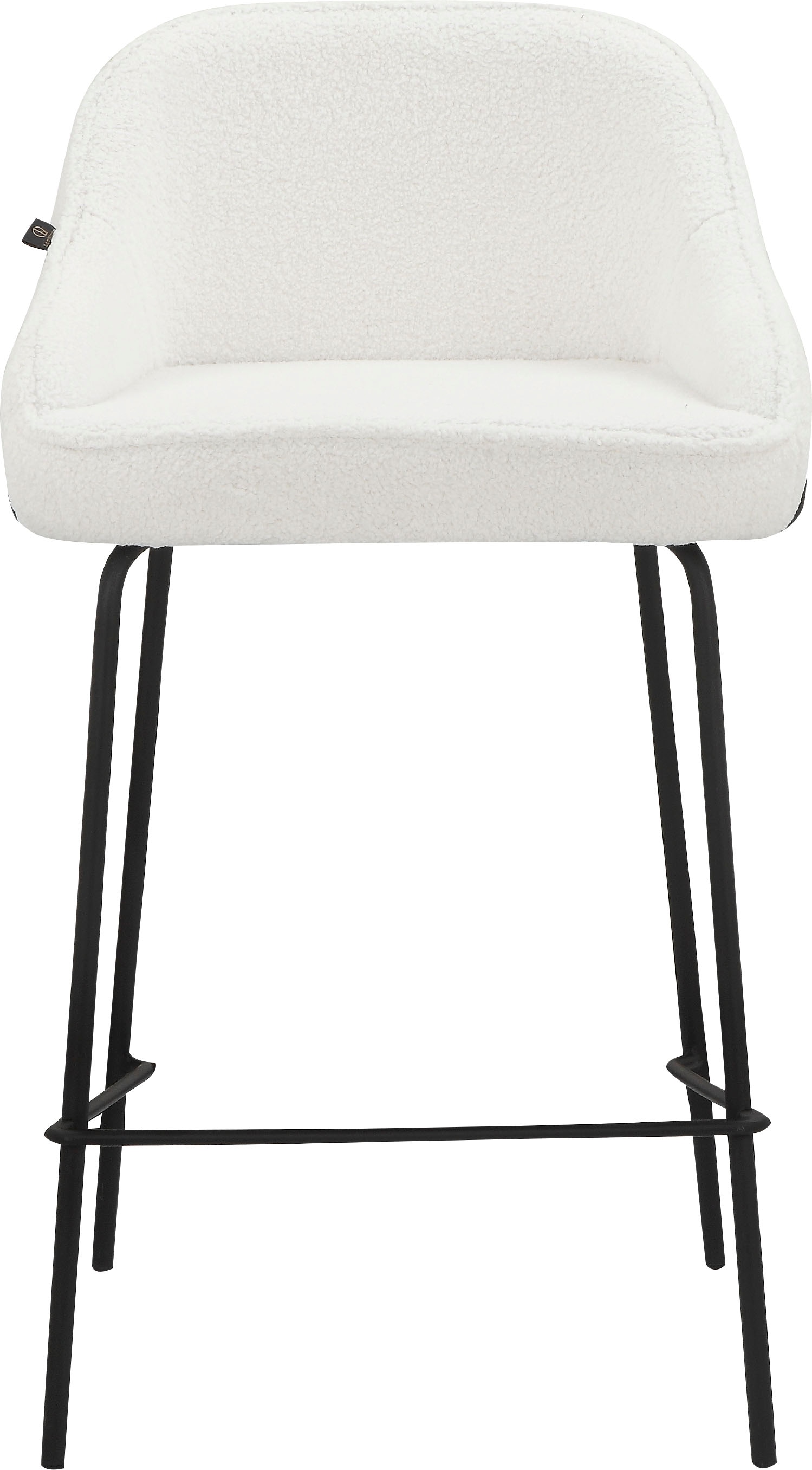 Leonique 4-Fussstuhl »Puant«, 2 St., Struktur, mit Stoff aus Polyester/recyceltem Polyester, Sitzhöhe 65 cm