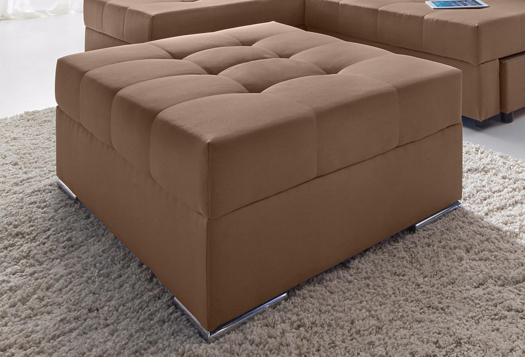 COLLECTION AB Polsterhocker »Josy, B: 97 cm«, individuell zu kombinieren, Federkern
