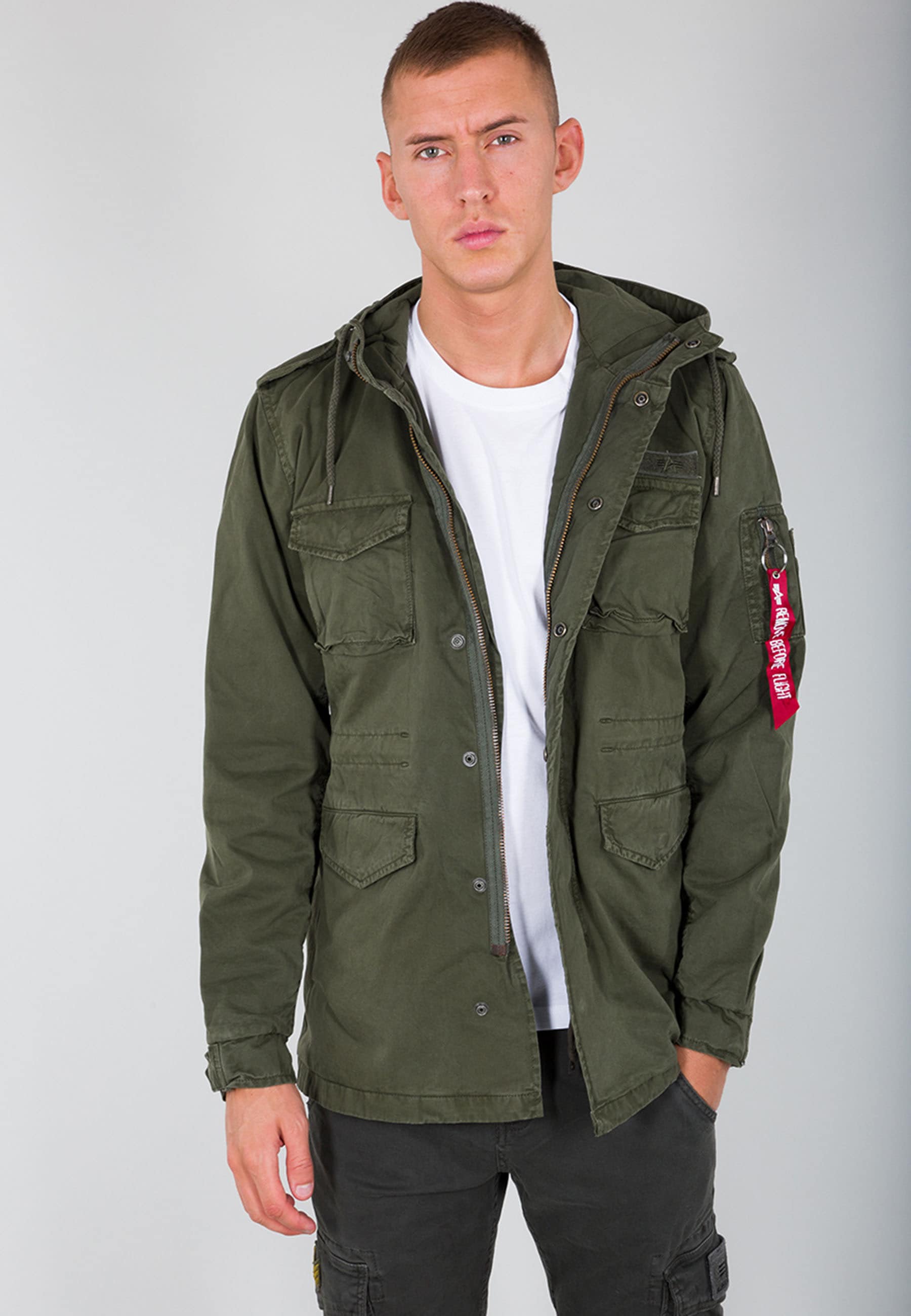 Fieldjacket »Alpha Industries Men - Field Jackets Huntington Hood«