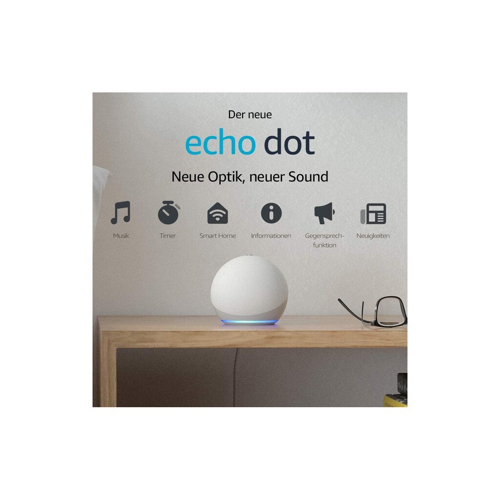 Amazon Bluetooth-Speaker »Amazon Echo Dot (4. Gen.) Blau, Grau«