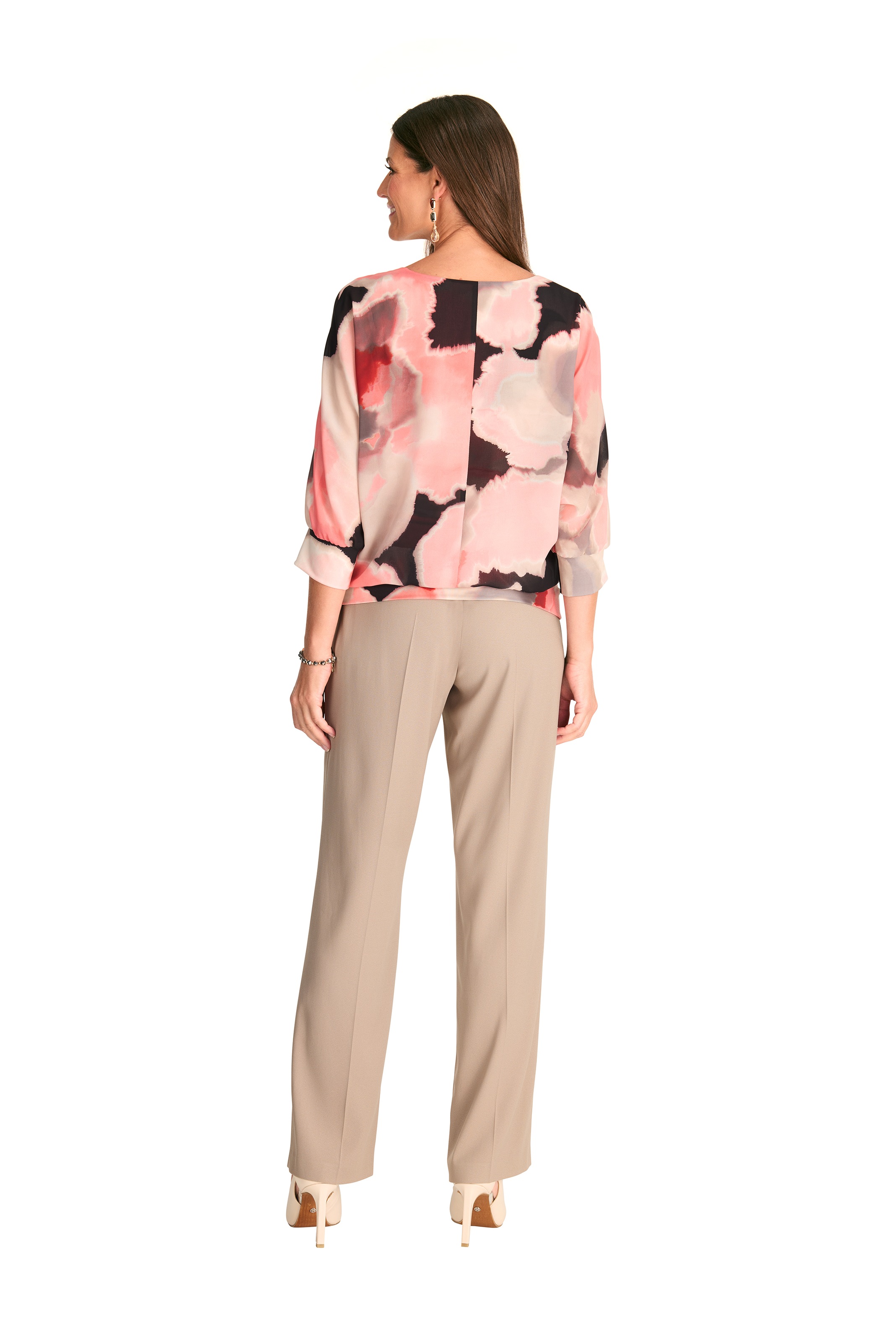 HERMANN LANGE Collection Blusenshirt, mit Bündchen an Ärmeln und Saum
