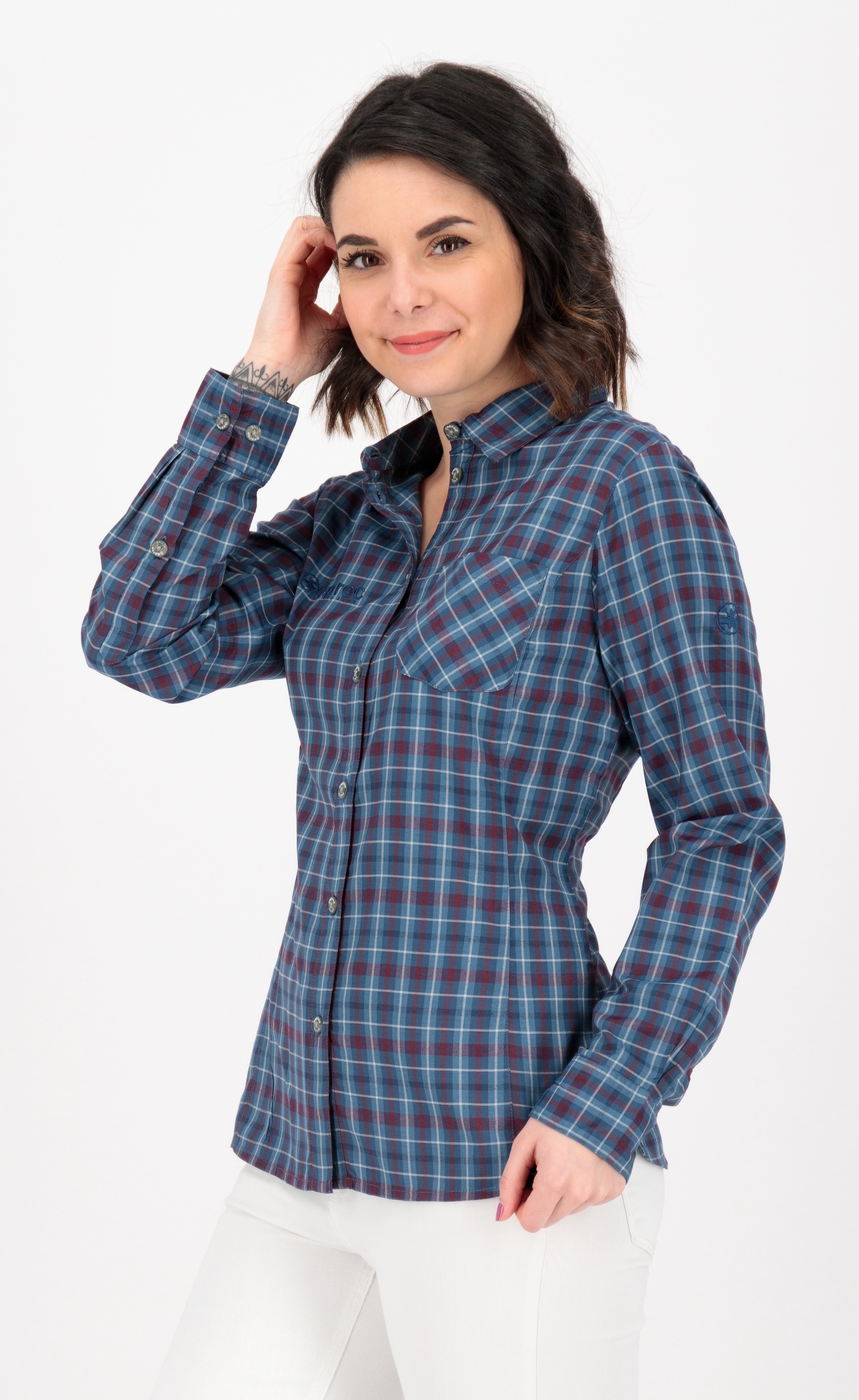 DEPROC Active Outdoorhemd »PHOENIX LS WOMEN« auch in Grossen Grössen erhältlich