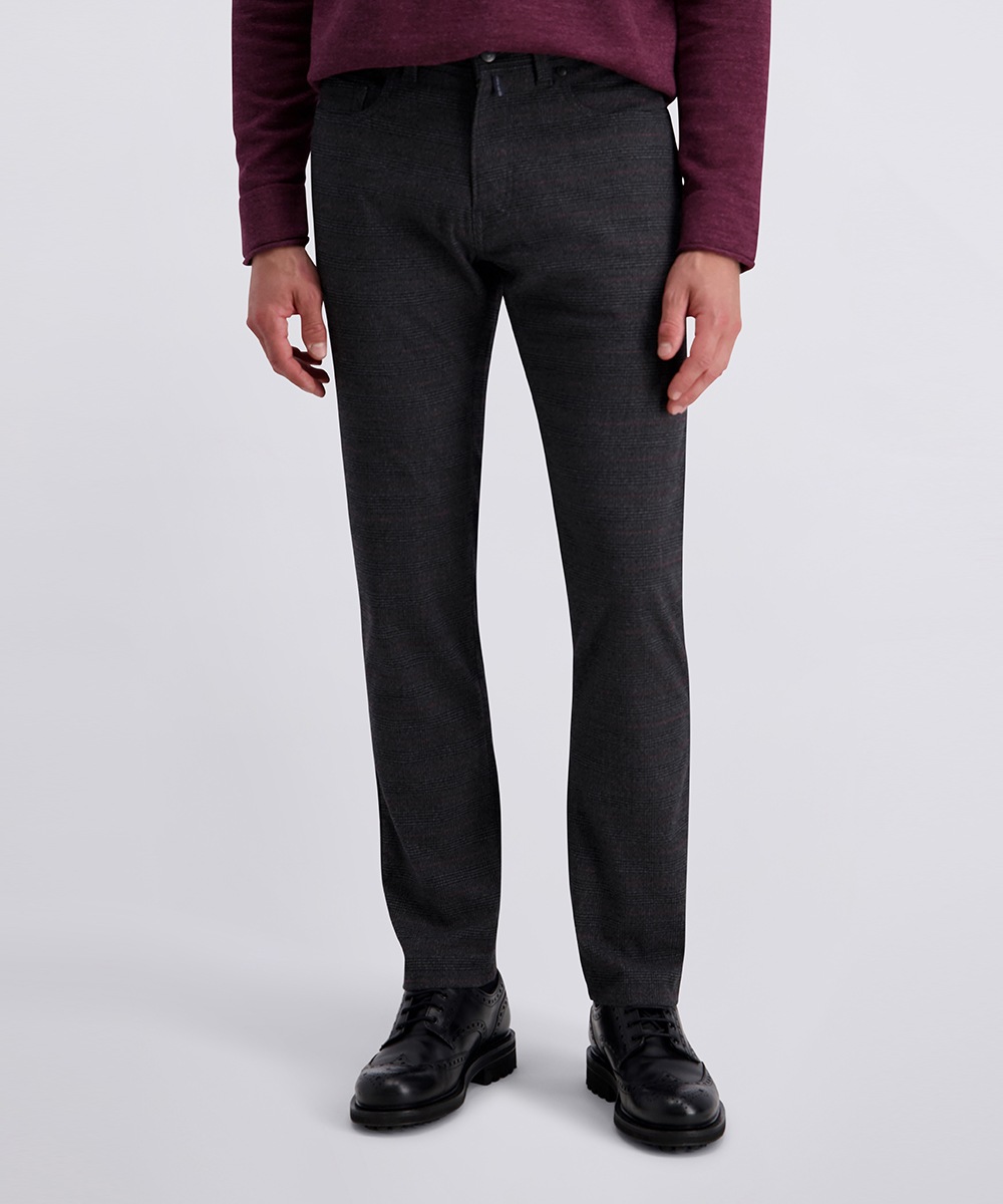 Pierre Cardin 5-Pocket-Hose »PC-Lyon« fein gemusterst
