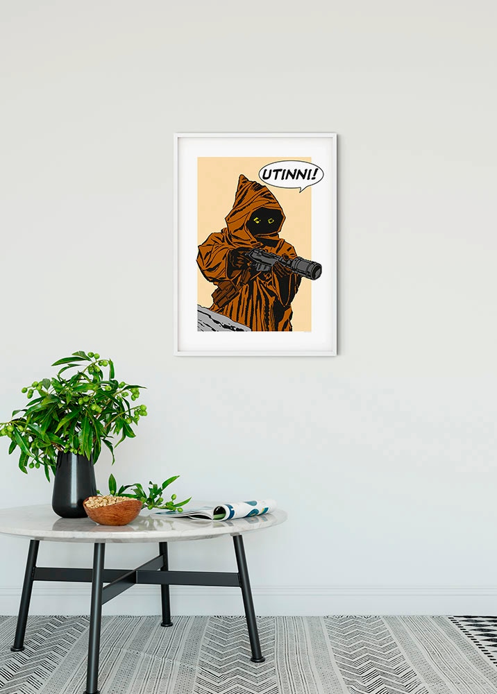 Komar Bild »Star Wars Classic Comic Quote Java«, Star Wars, (1 St.), Wandbild zur Dekoration im Kinderzimmer - ohne Rahmen