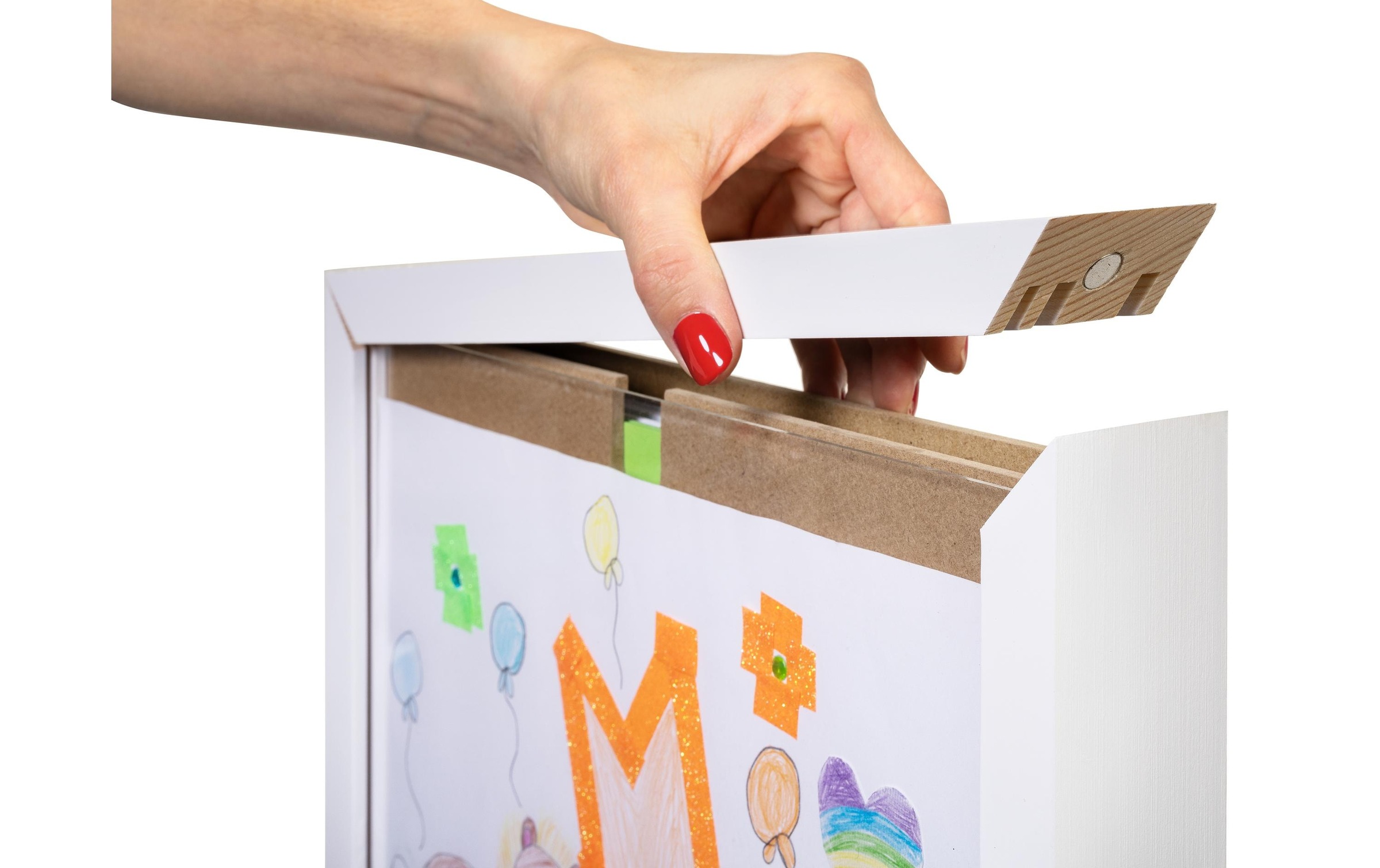 Cocon Bilderrahmen »für Kinderzeichnungen 35 x 26 x 5 cm«