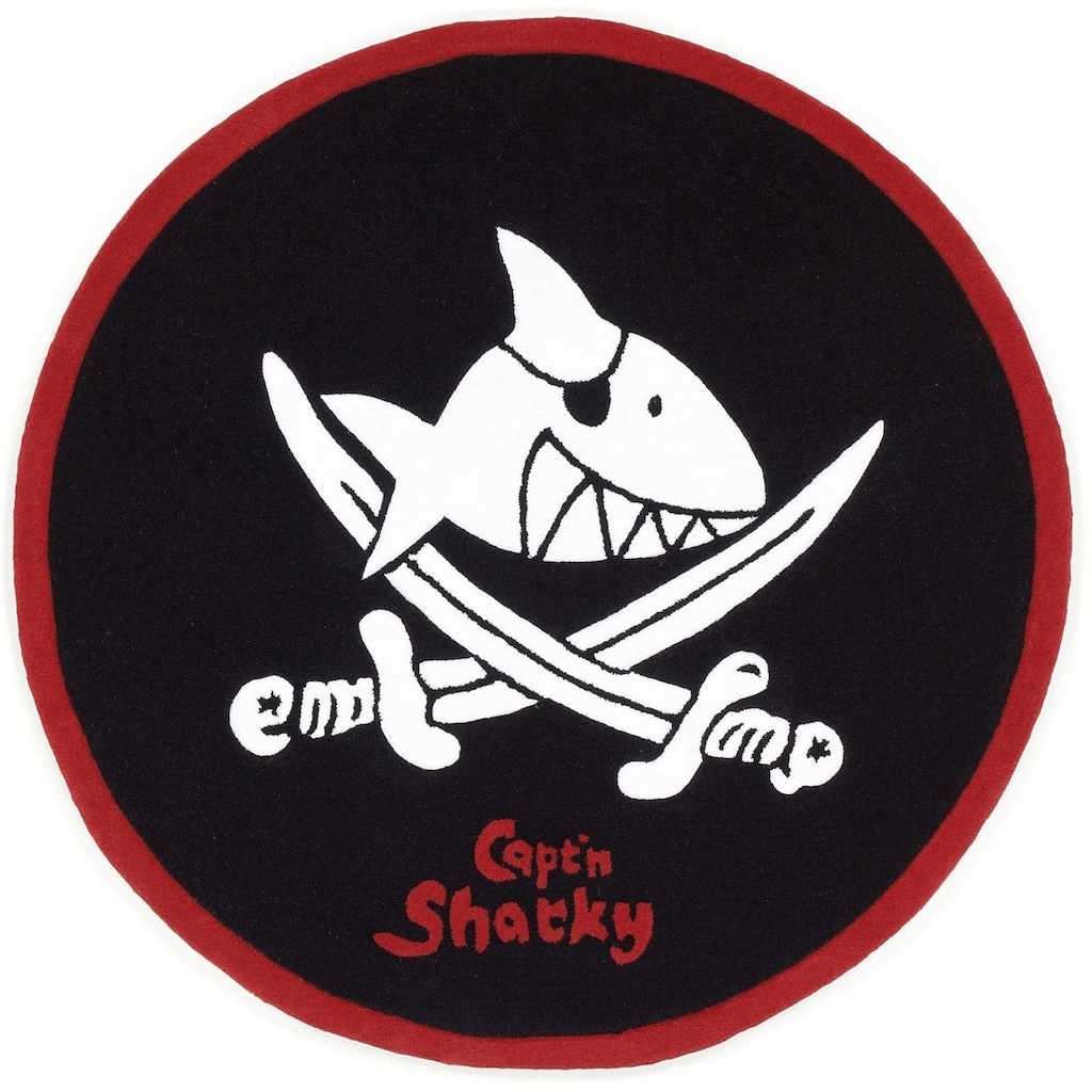 Capt`n Sharky Kinderteppich »SH-2360-01«, rund