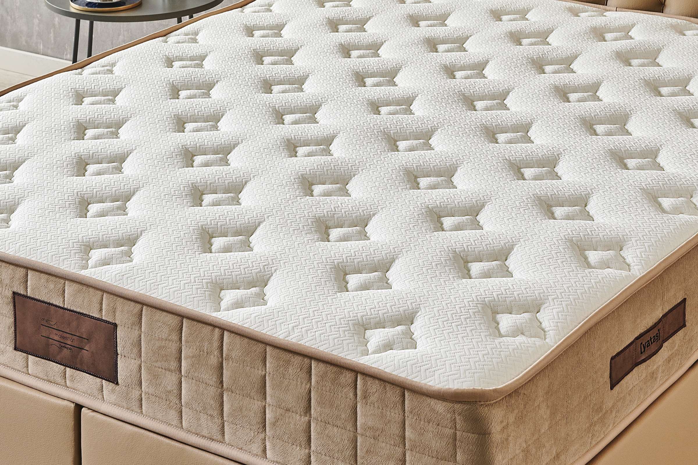 Yatas Bedding Bonnellfederkernmatratze »Majestät Luxus, Matratze 90x200, 140x200 cm & weitere Grössen«, 30 cm hoch, 207 Federn, (1 St.), H3, wendbar, ergonomisch, atmungsaktiv