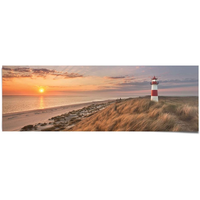 ❤ Reinders! Poster »Leuchtturm Sonnenuntergang«, (1 St.) ordern im  Jelmoli-Online Shop