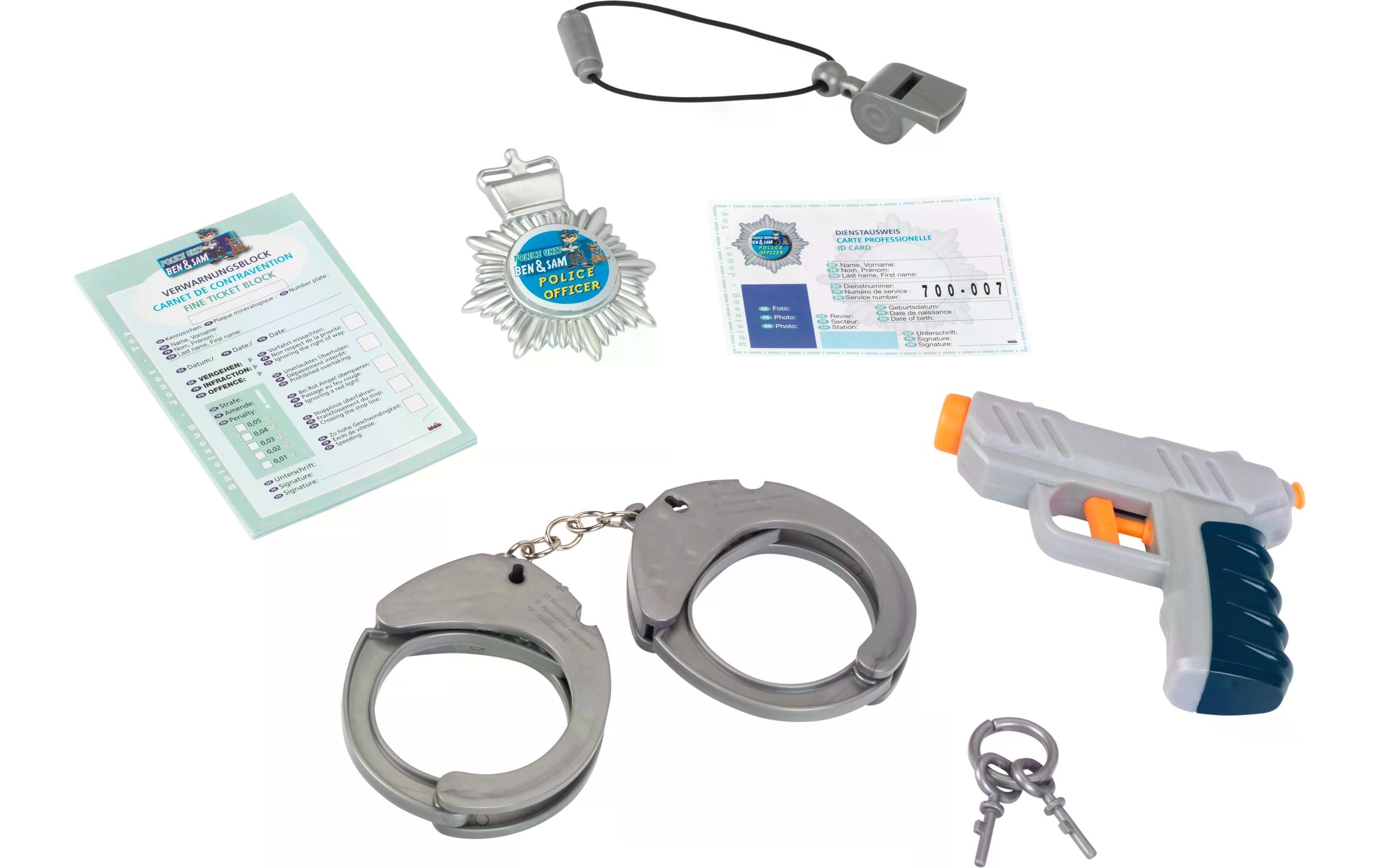 Spielzeug-Polizei Einsatzset »Klein-Toys Polizeikostüm mit Mütze«