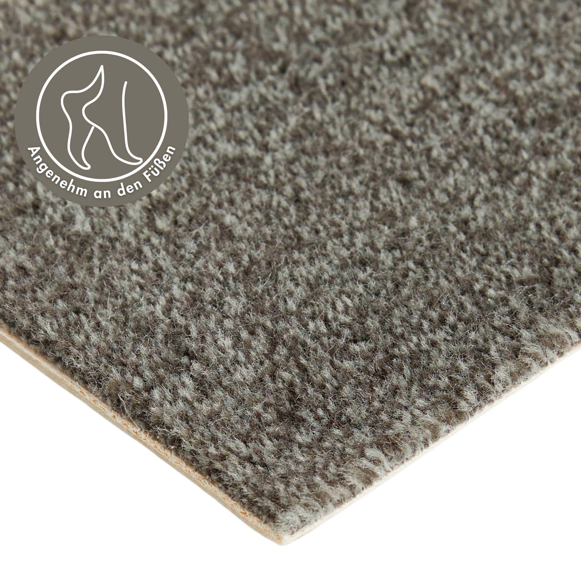 Andiamo Teppichboden "Catania, Velours, Made in Belgium" rechteckig 7,5 mm Höhe meliert, Breite 400 cm oder 500 cm, strapazierfähig & pflegeleicht