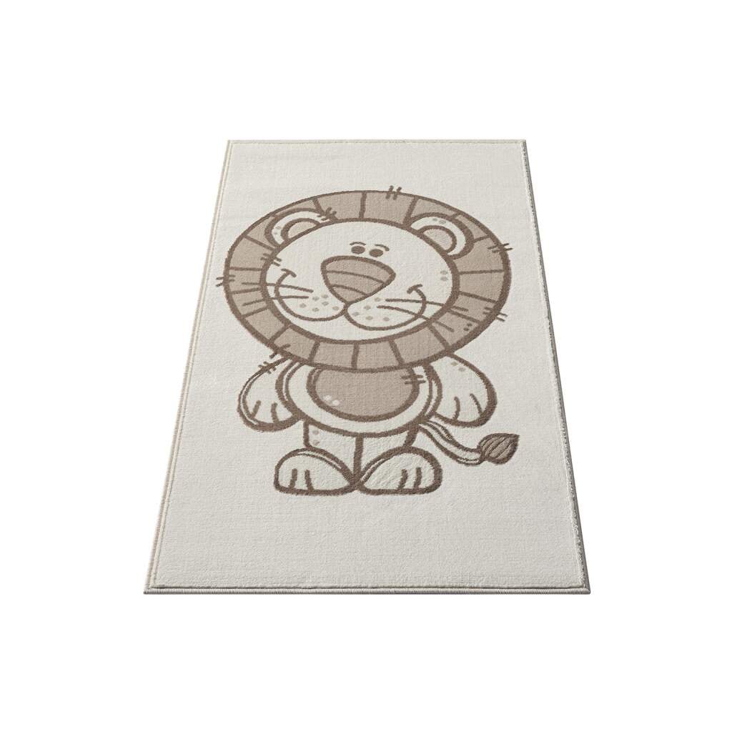 Carpet City Kinderteppich »MARA717«, rechteckig, 11 mm Höhe, Kinderzimmer, Kurzflor,robust,Tiere, Spielzimmer