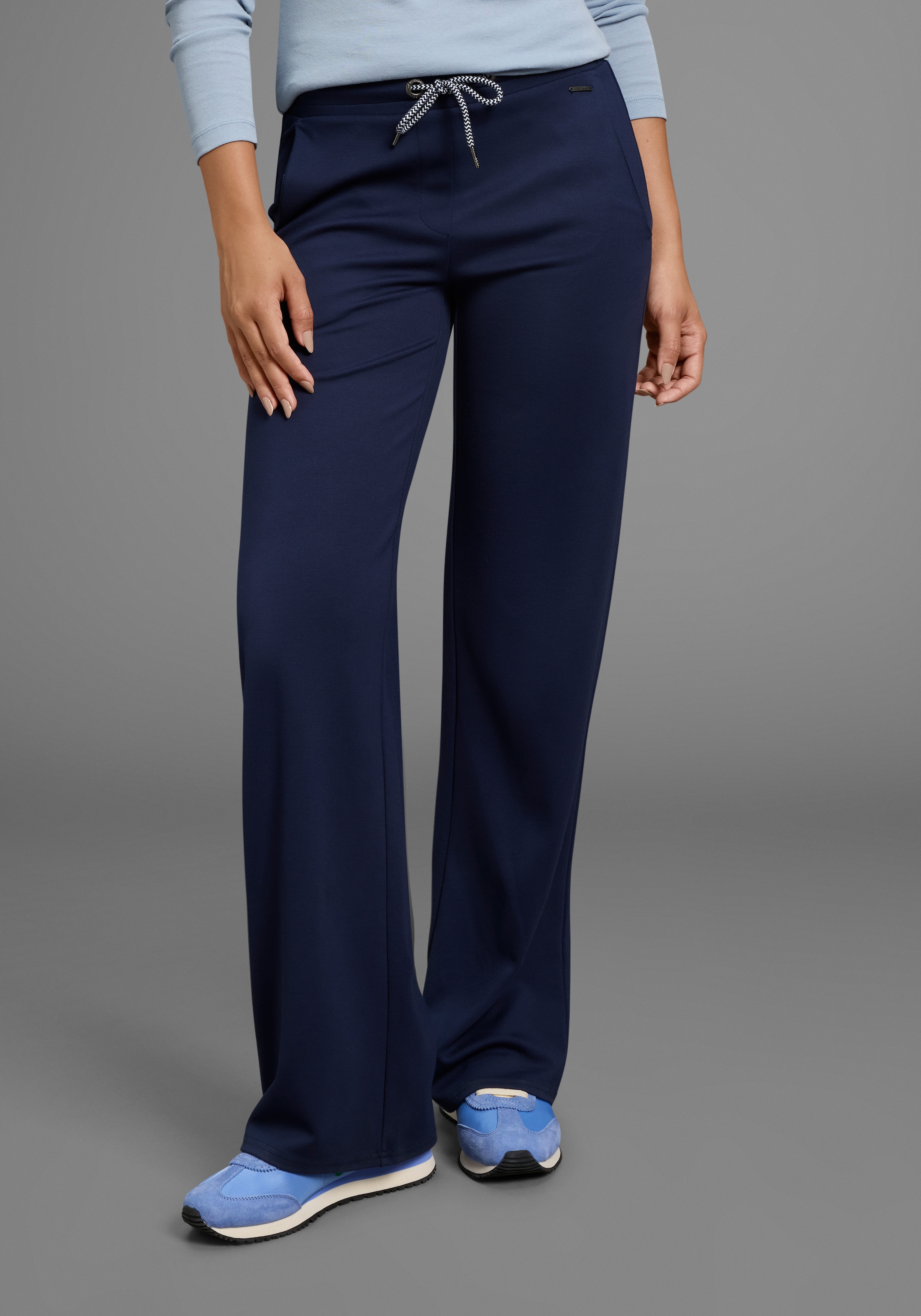 KangaROOS Palazzohose im Loose Fit mit Kordelzug