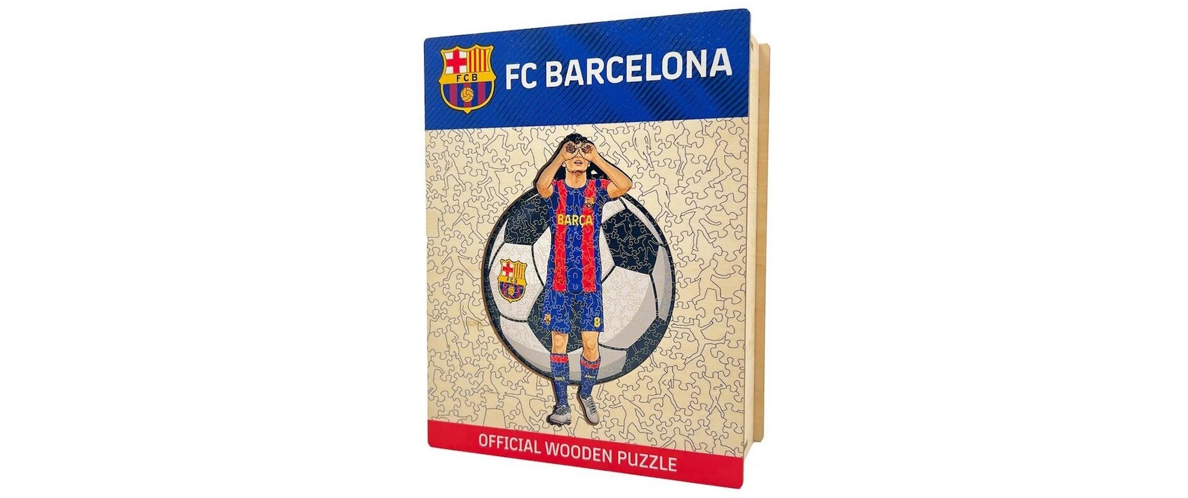Puzzle »Iconic FC Barcelona – Pedri«, Holzart: Birke (Herkunftsland: China)