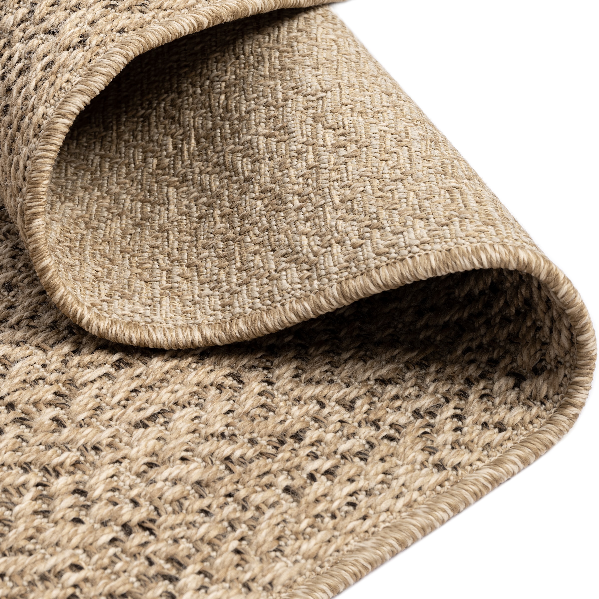merinos Teppich »Kenzy 2«, rechteckig, 10 mm Höhe, robuster In- und Outdoor Teppich im natürlichen Jute-Look, wetterfest